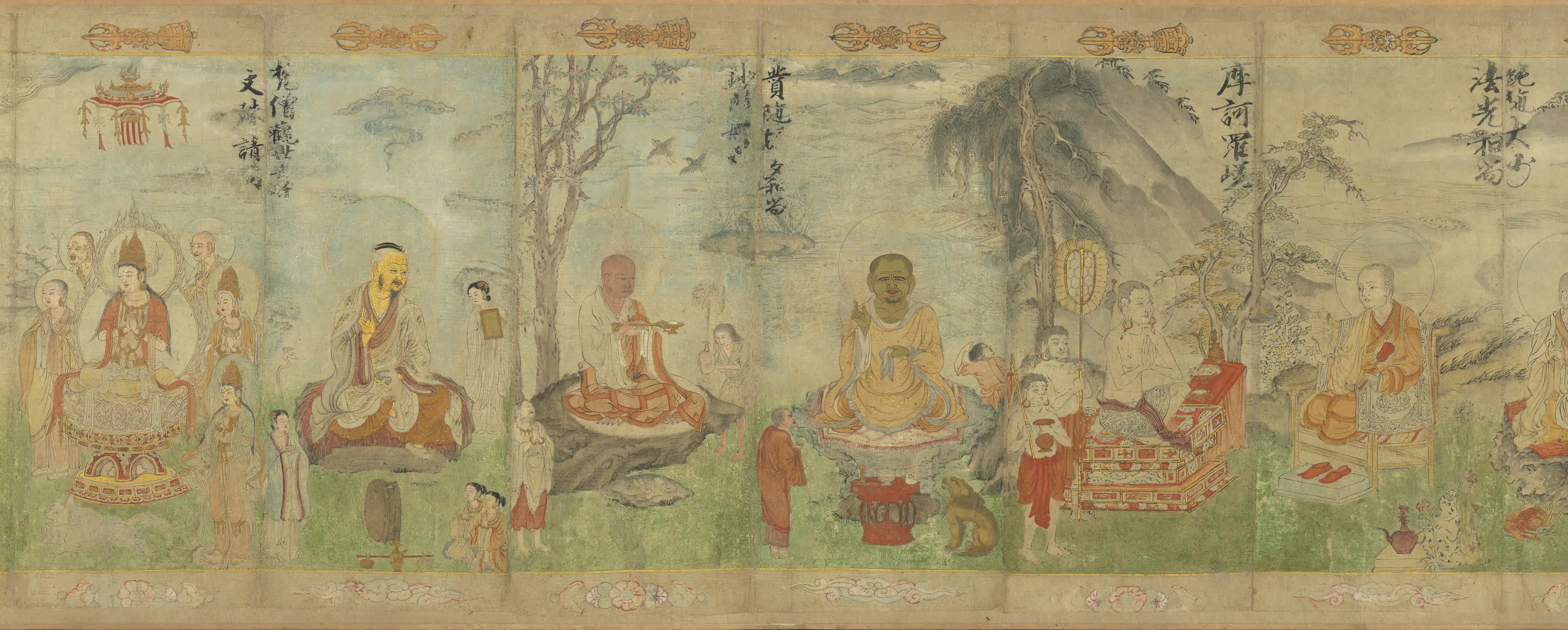 南宋【张胜温】《宋时大理国描工-画梵像卷》 第8张