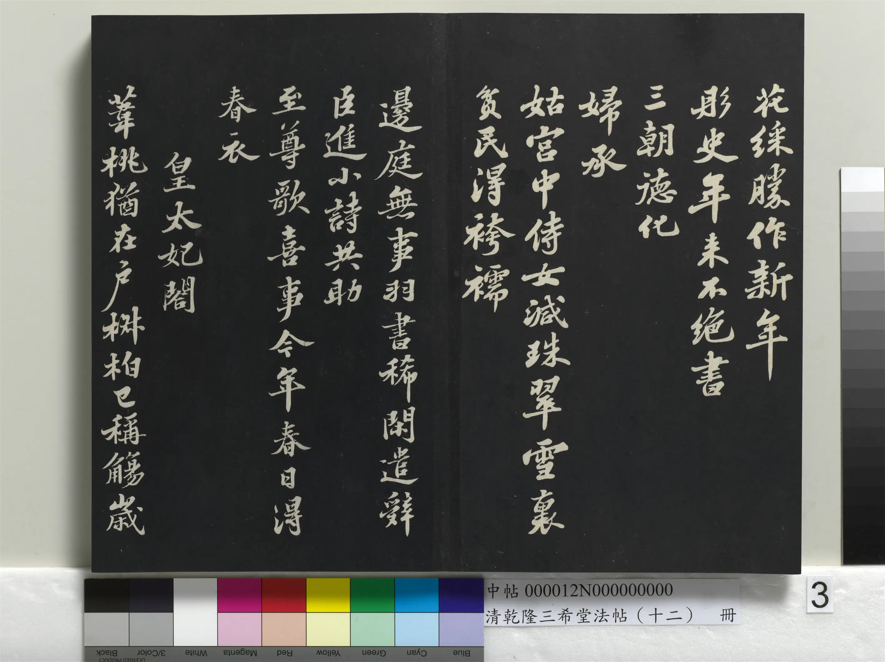 清代【爱新觉罗弘历-乾隆-清高宗】《乾隆三希堂法帖（十二）册》 第23张