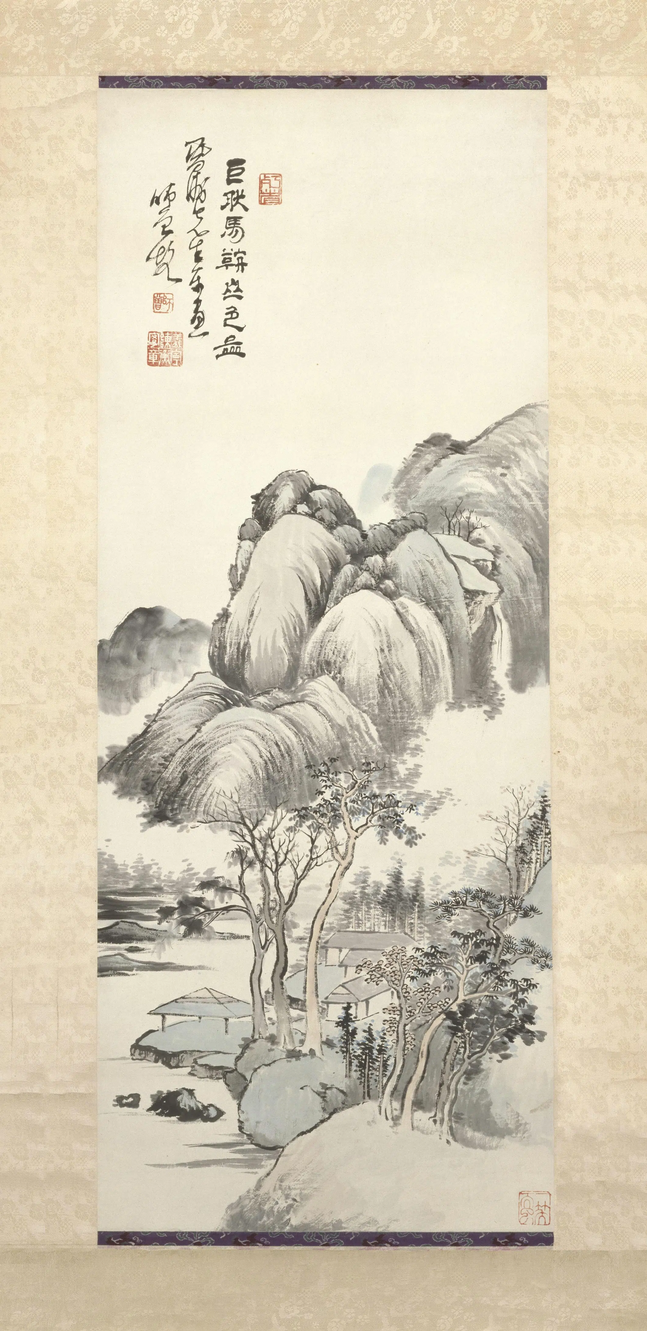 近现代【陈师曾】《山水图轴-1》