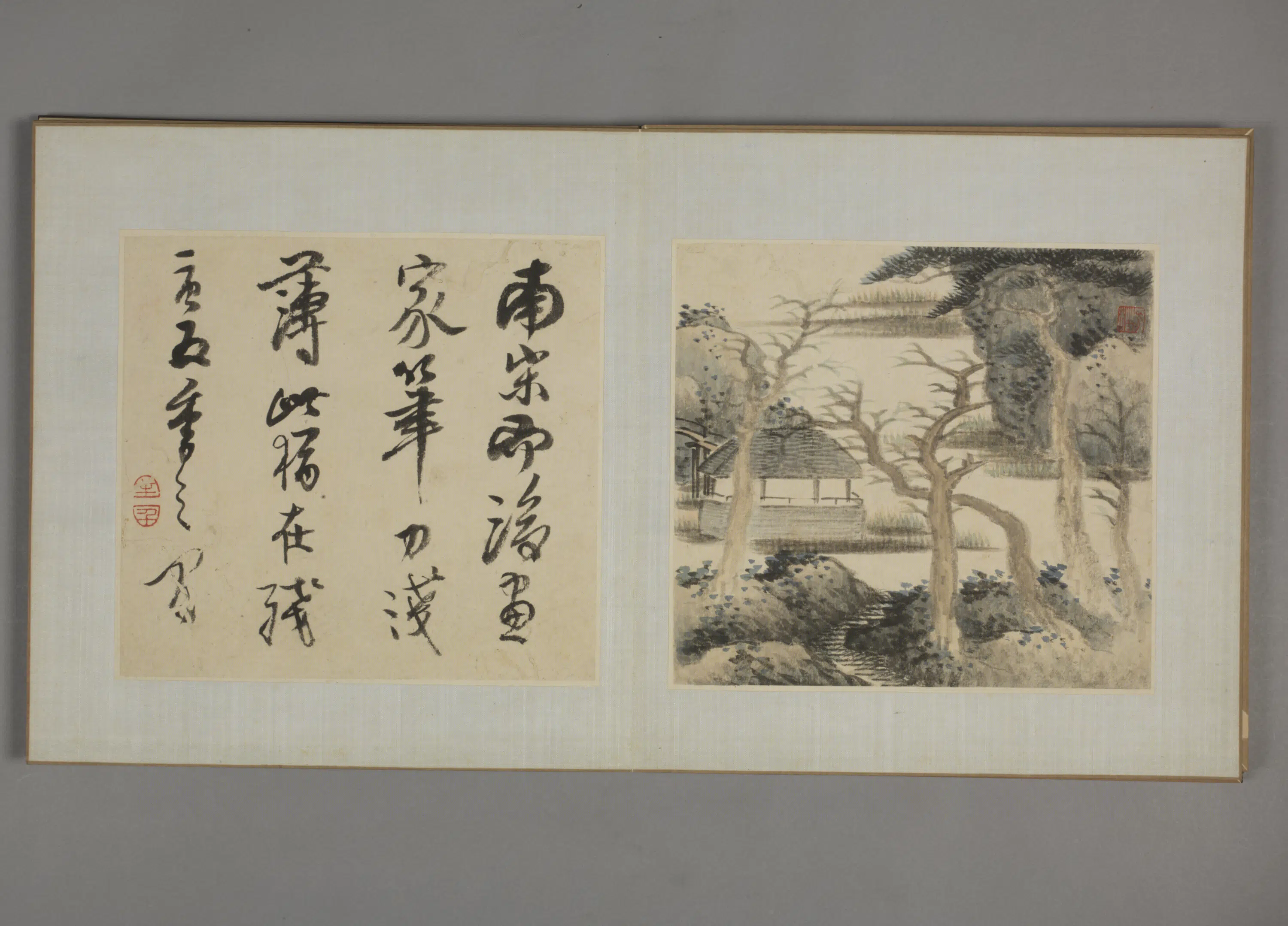 清代【官铨】《山水图册》 第3张