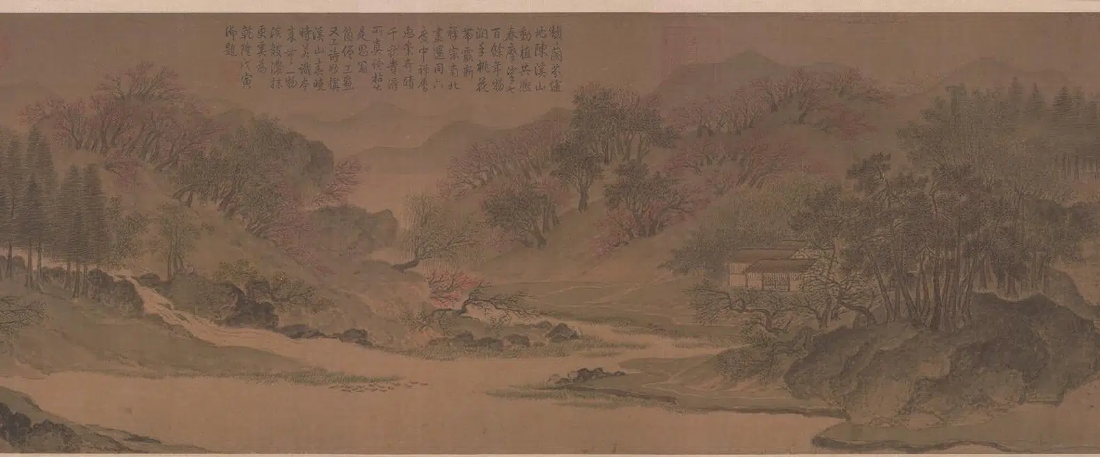 宋代【佚名】《宋人溪山春晓图卷》 第4张