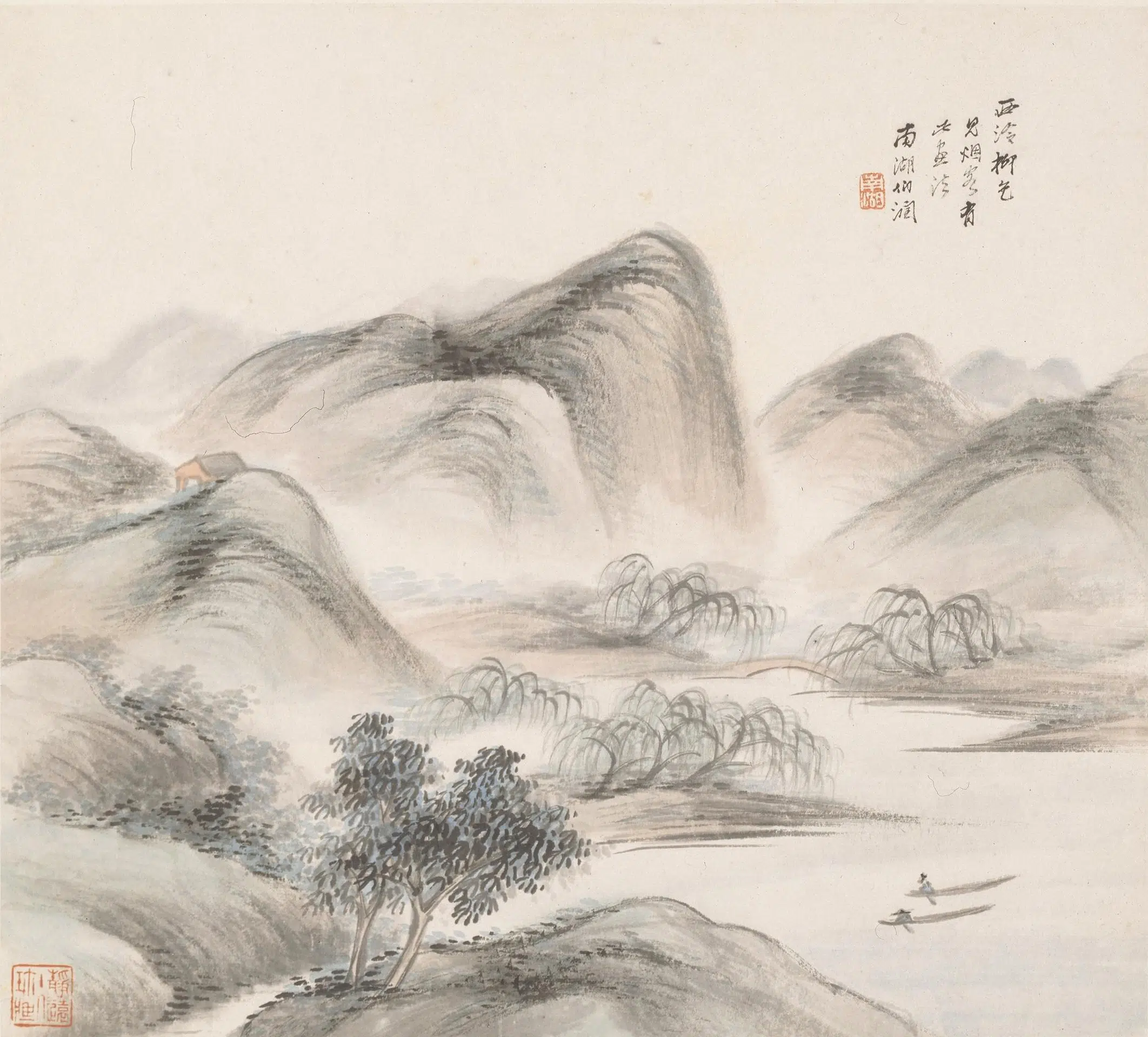 清代【杨伯润】《山水册》 第8张