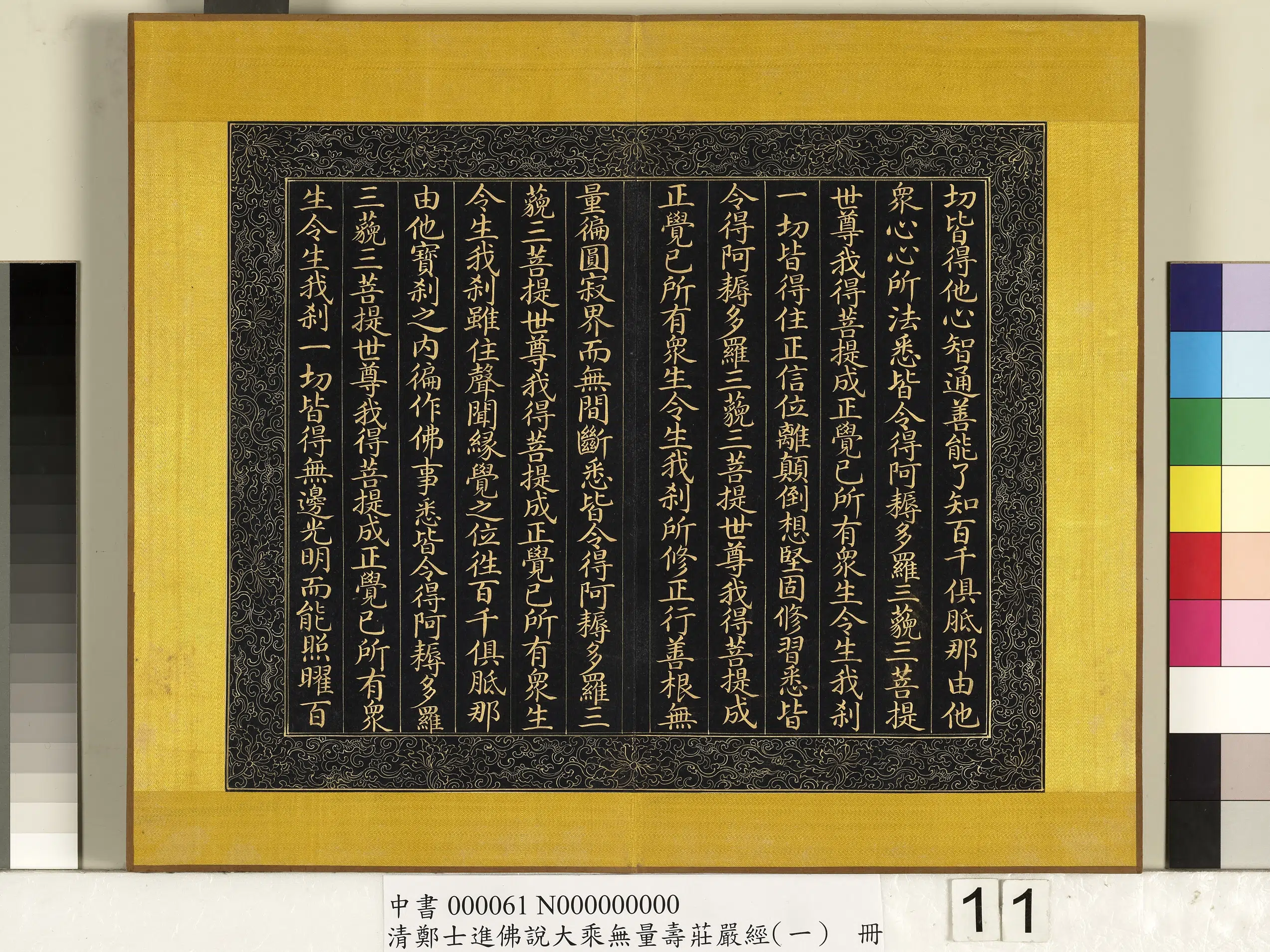 清代【郑大进】《佛说无量寿庄严经(一)册》 第3张 清代【郑大进】《佛说无量寿庄严经(一)册》 第3张