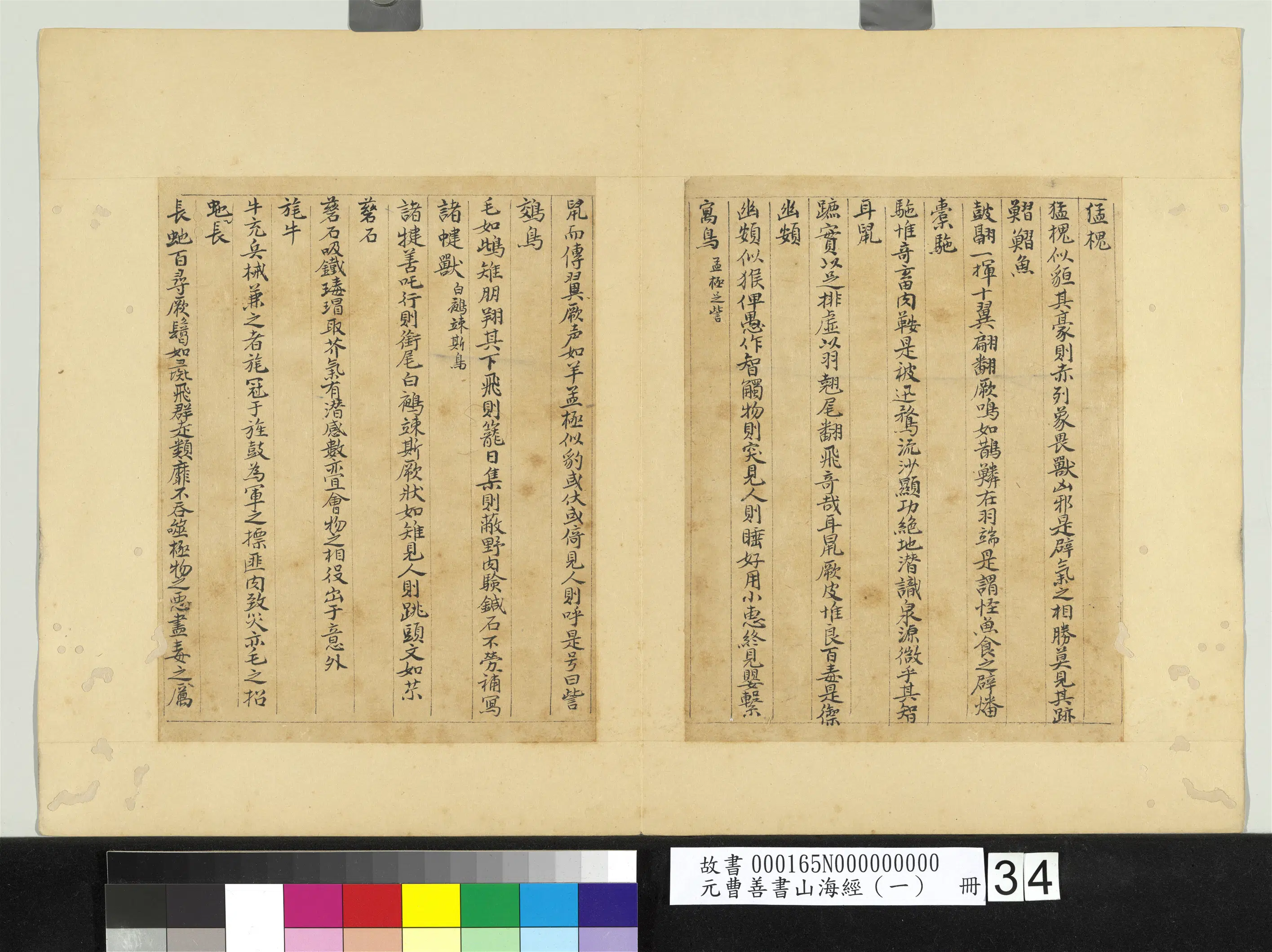 元朝【曹善】《山海经(一)册》 第29张 元朝【曹善】《山海经(一)册》 第29张