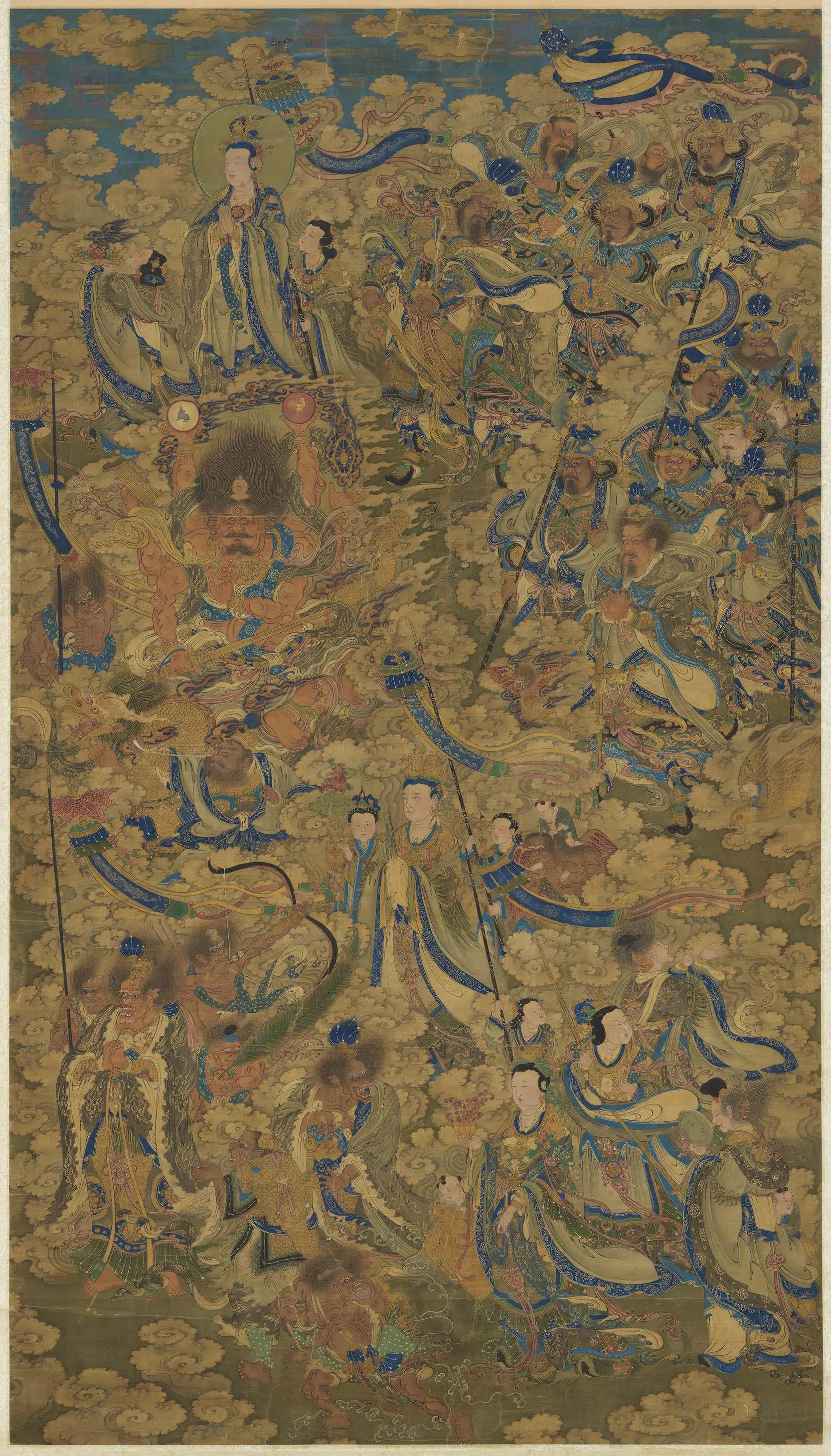 宋代《宋人画佛像图轴-2》