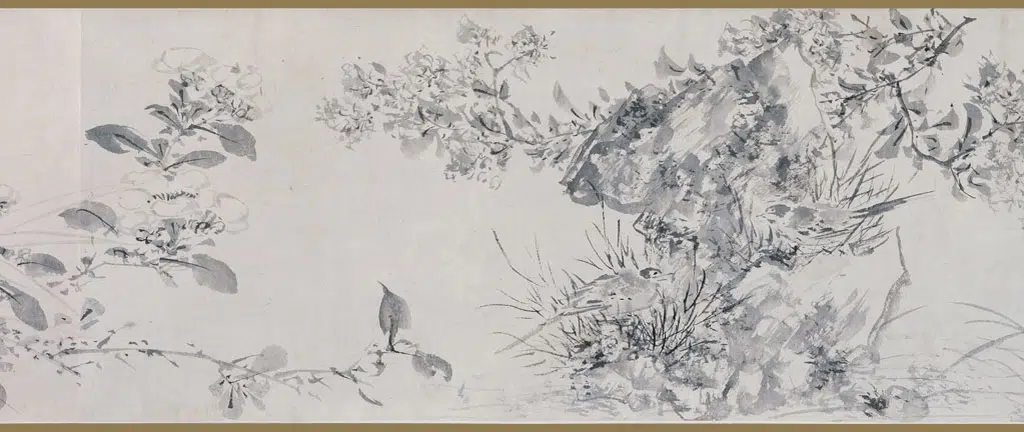 明朝【陈栝（括）】《墨花卷》 第4张