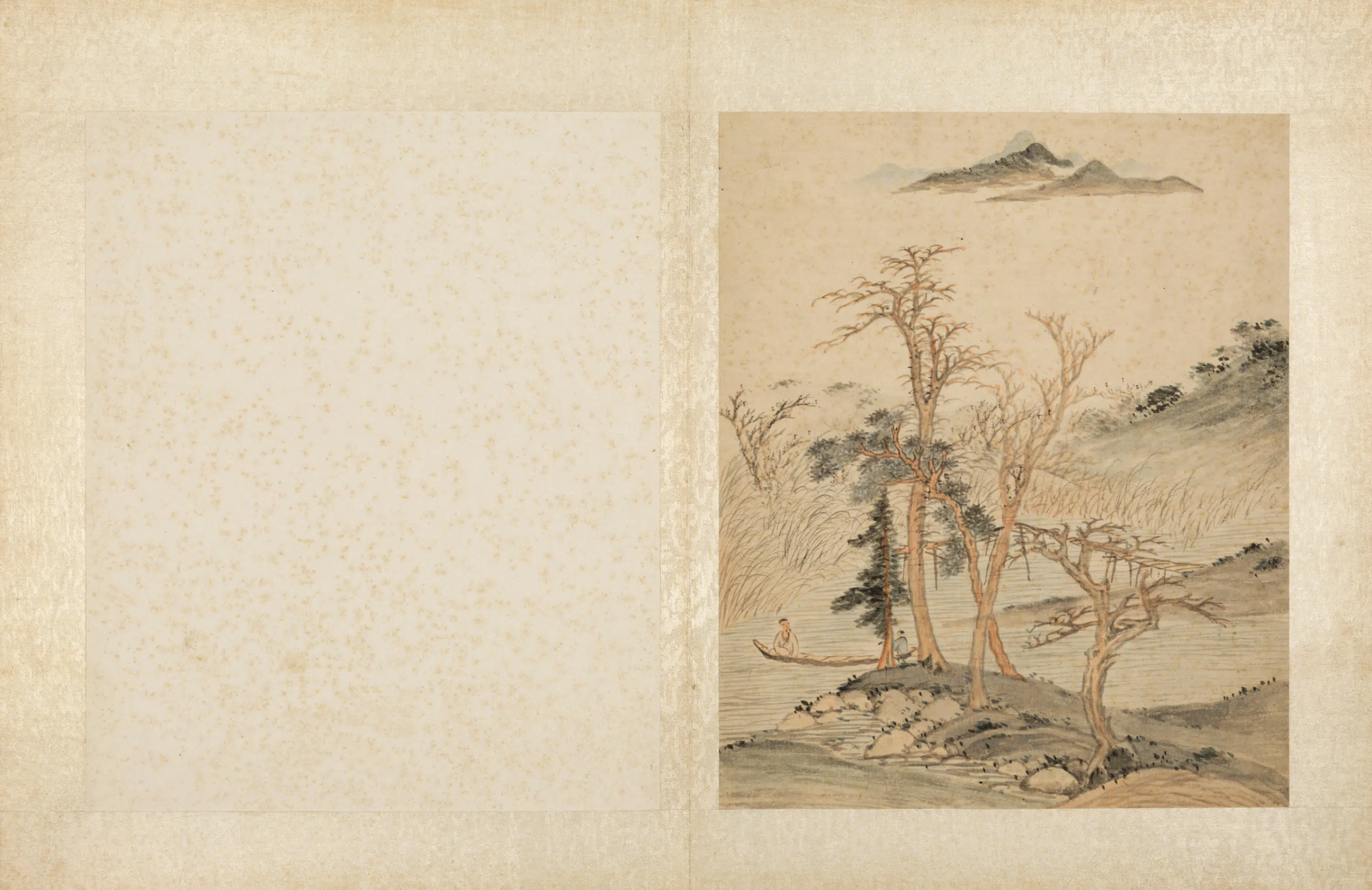明朝【叶向荣】《山水图册》 第4张