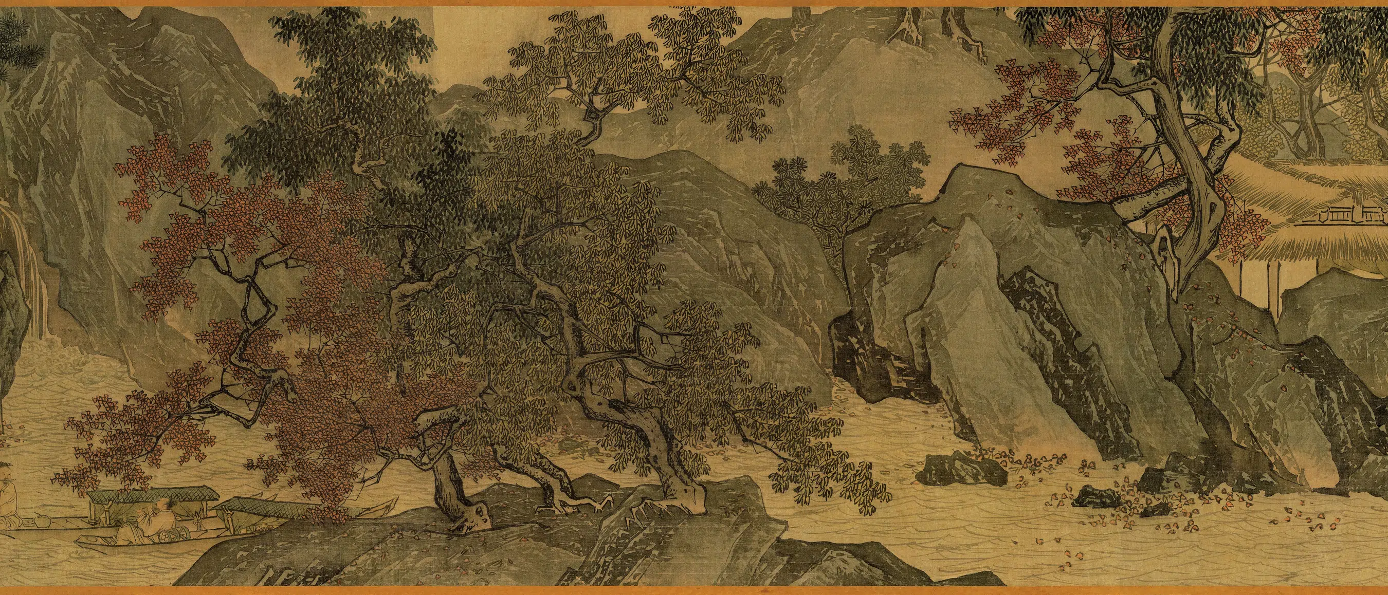 明朝【唐寅】《溪山渔隐图卷》 第6张 明朝【唐寅】《溪山渔隐图卷》 第6张