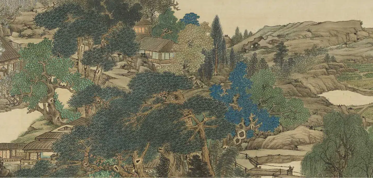清代【任熊】《范湖草堂图卷》 第4张 清代【任熊】《范湖草堂图卷》 第4张