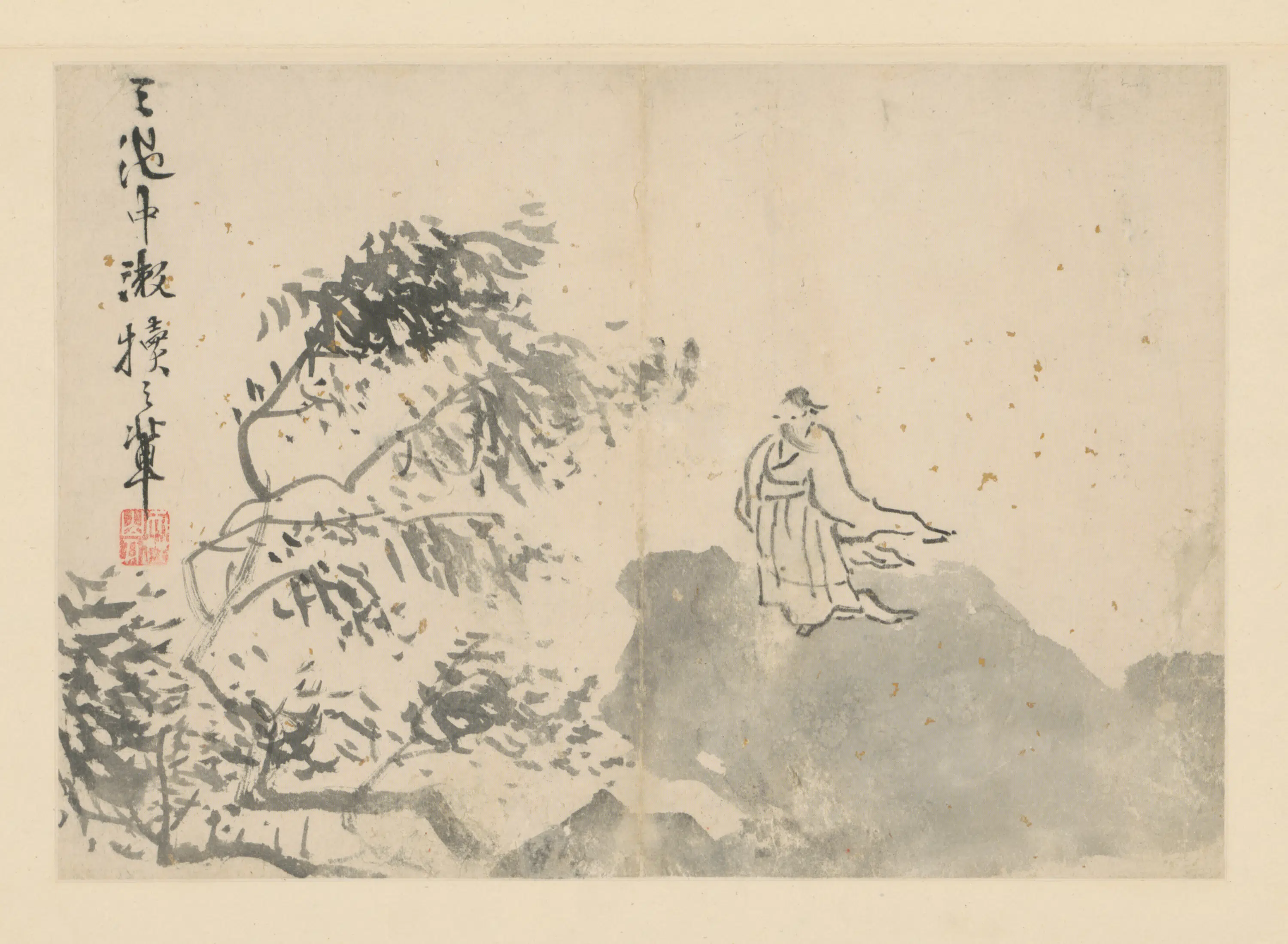 明朝【徐渭】《人物花卉册（14开）》 第11张