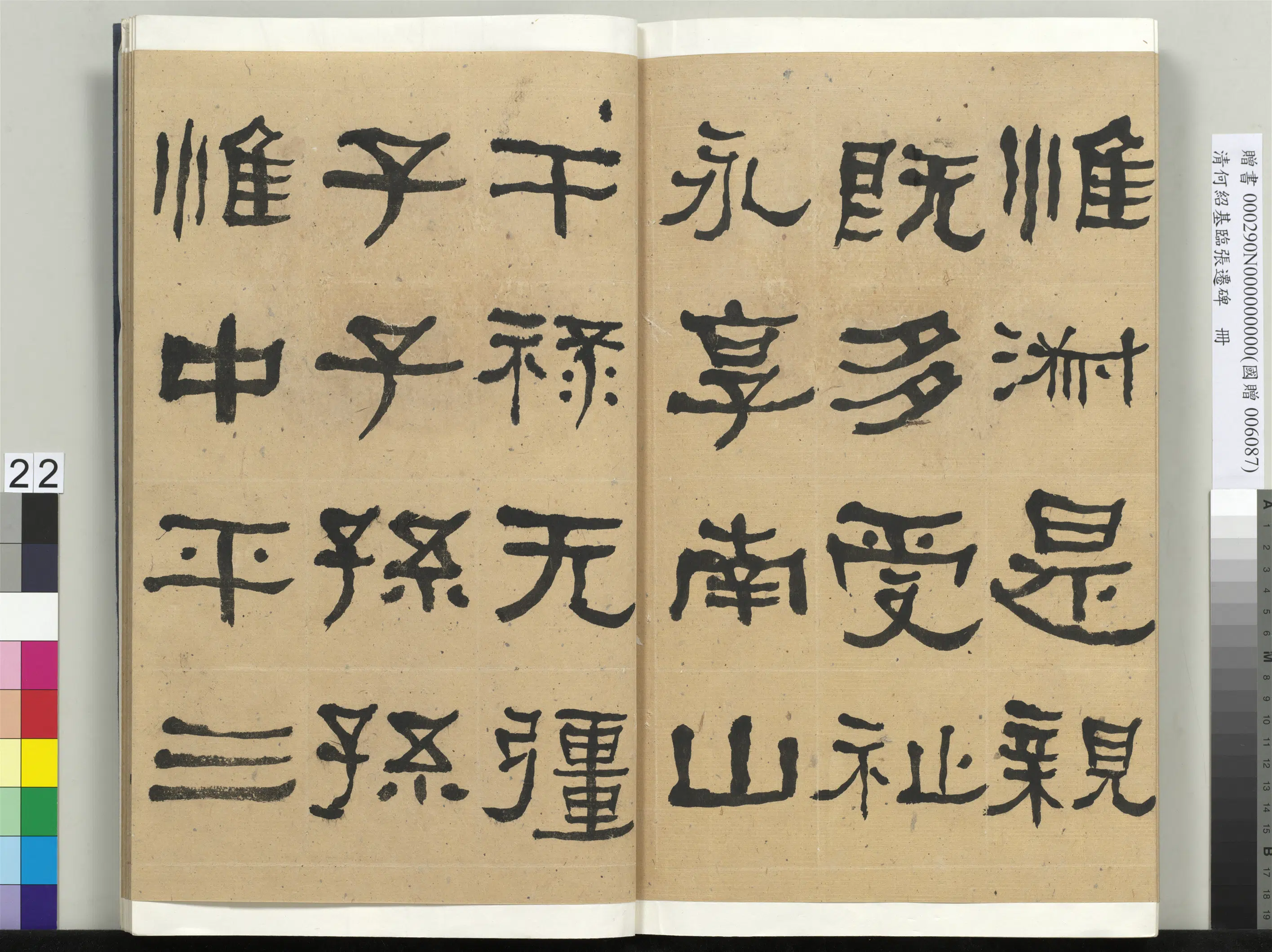 清代【何绍基】《临张迁碑册-2》 第22张