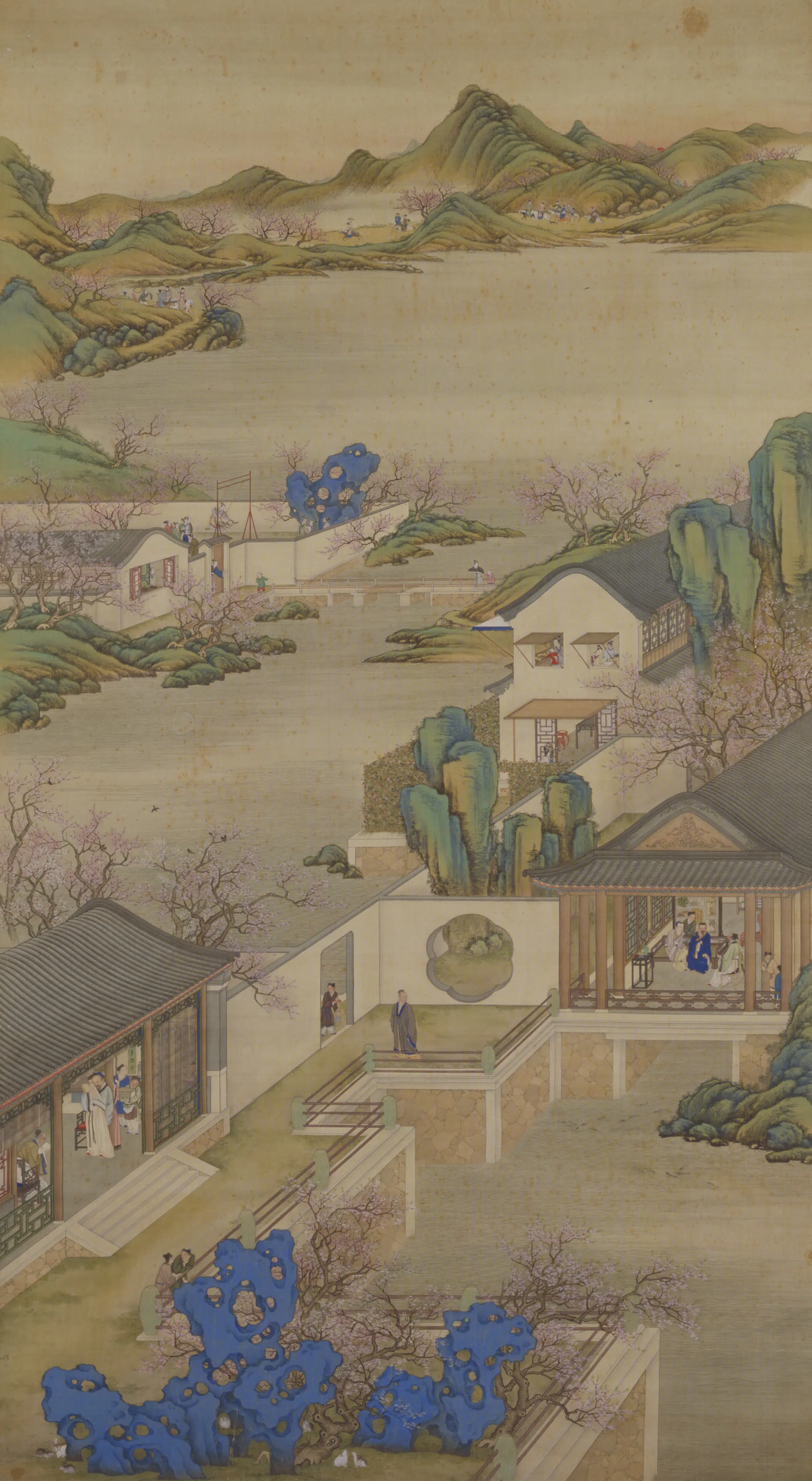 清代【爱新觉罗胤禛-清世宗雍正皇帝】《清人画胤禛十二月景行乐图单片》 第3张