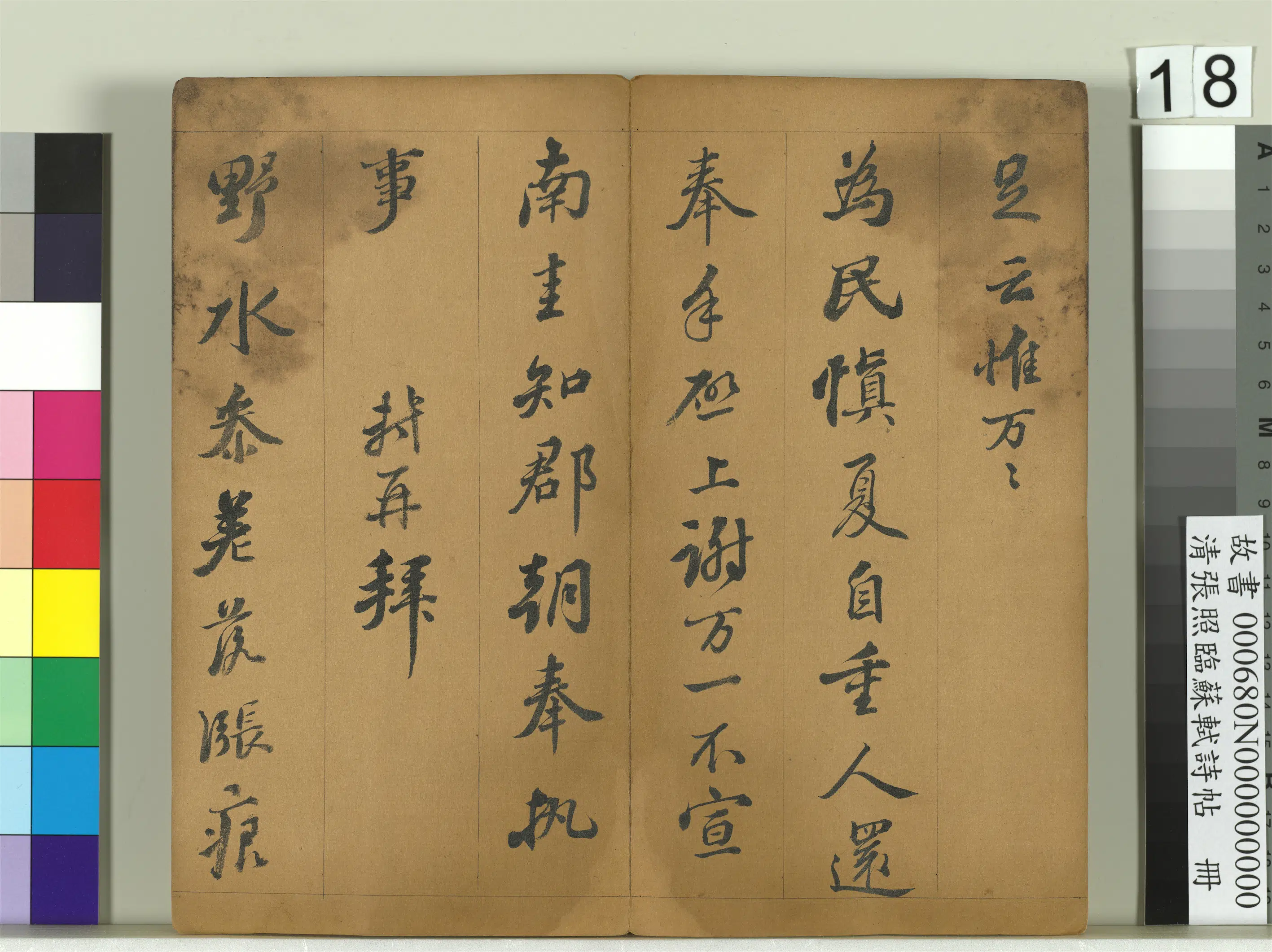清代【张照】《临苏轼诗帖册》 第10张
