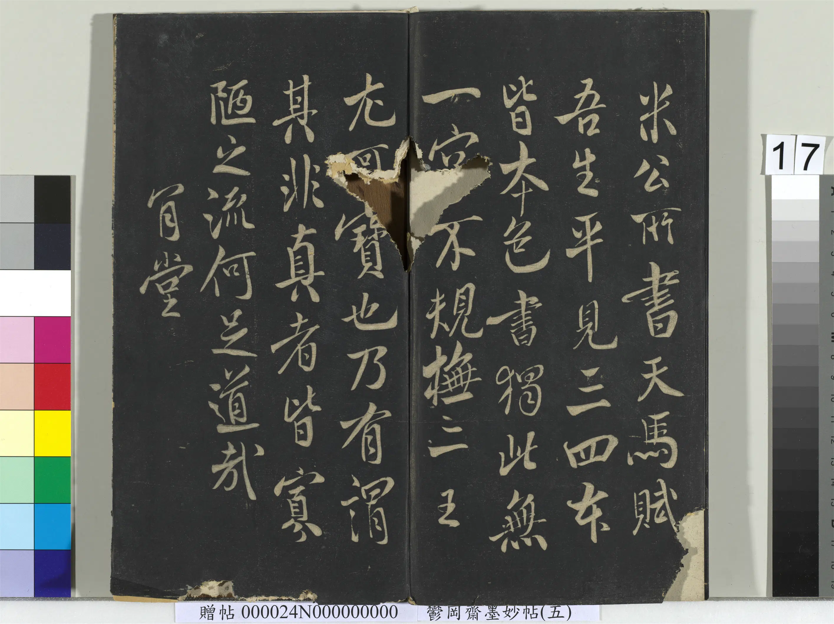 宋朝【米芾】《郁冈斋墨妙帖（十）册-米芾书天马赋》 第9张