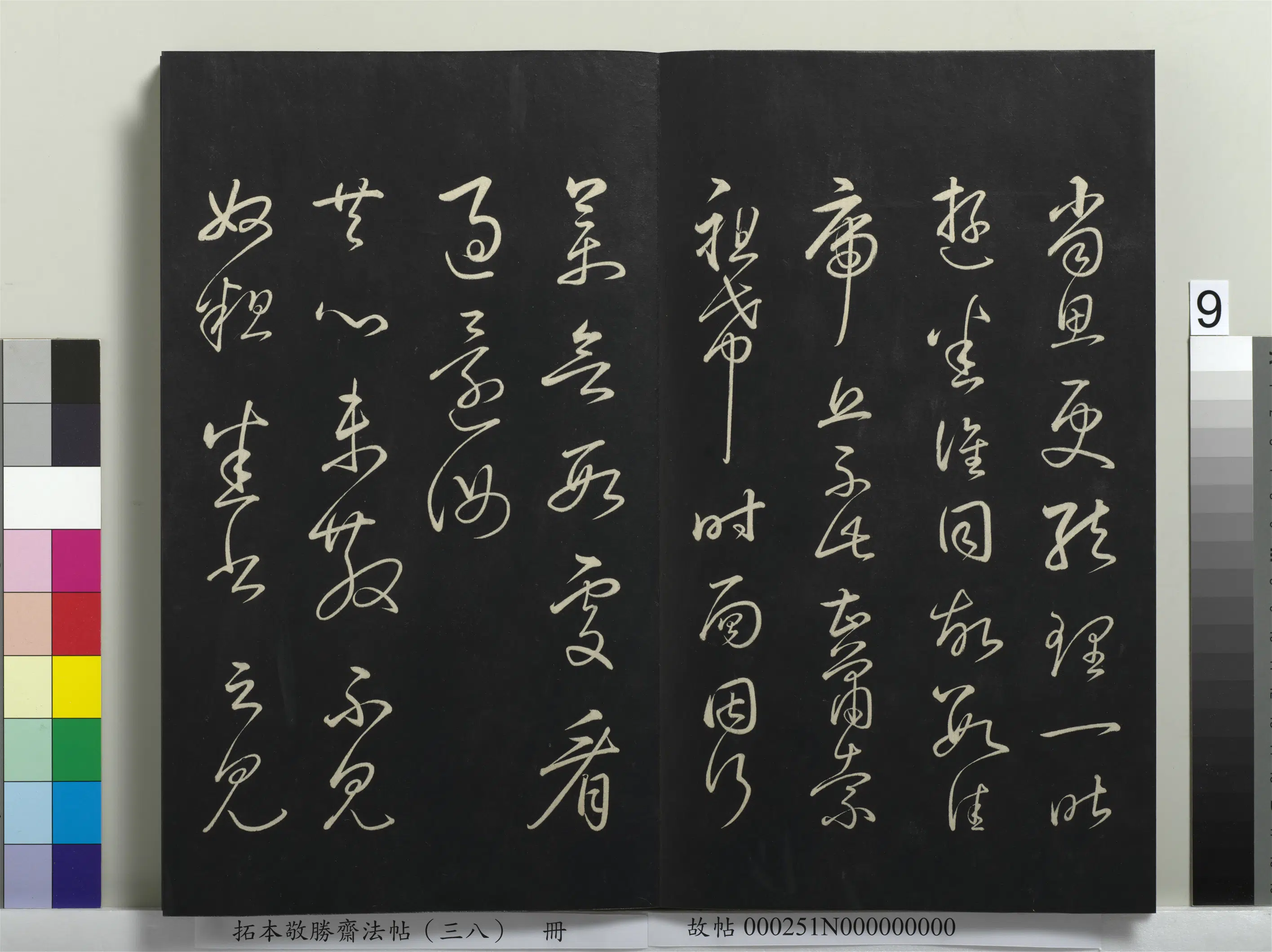 清代【爱新觉罗弘历-乾隆-清高宗】《拓本敬胜斋法帖(三十八)册-高宗御临汉张芝书》 第3张 清代【爱新觉罗弘历-乾隆-清高宗】《拓本敬胜斋法帖(三十八)册-高宗御临汉张芝书》 第3张