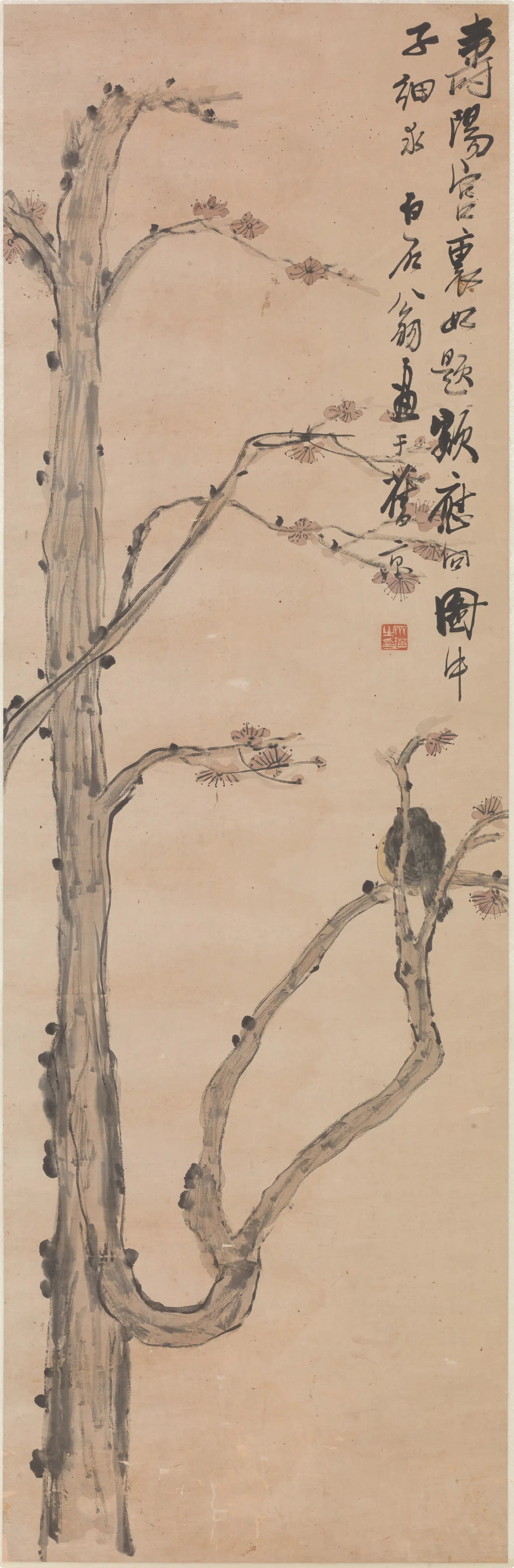 近现代【齐白石】《梅雀图轴》