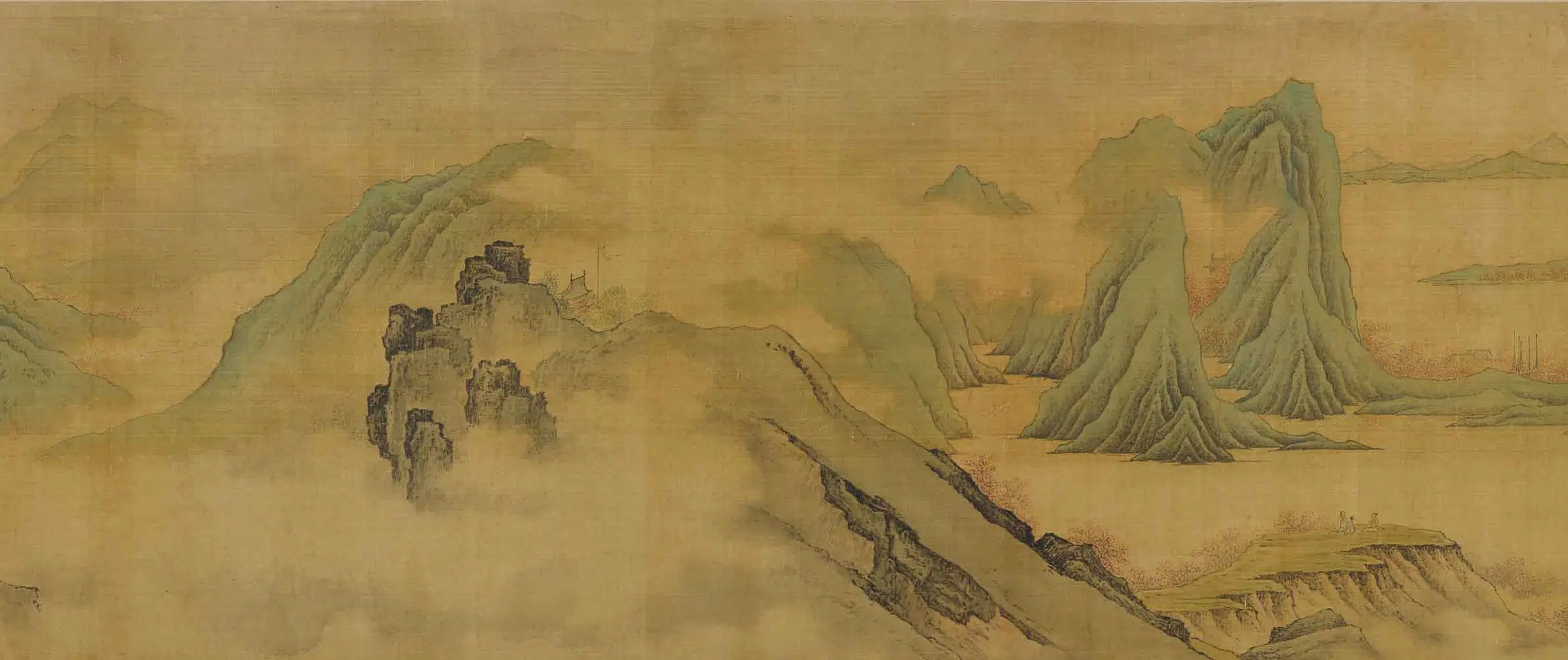 清代【佚名】《江山无尽图卷》 第2张 清代【佚名】《江山无尽图卷》 第2张