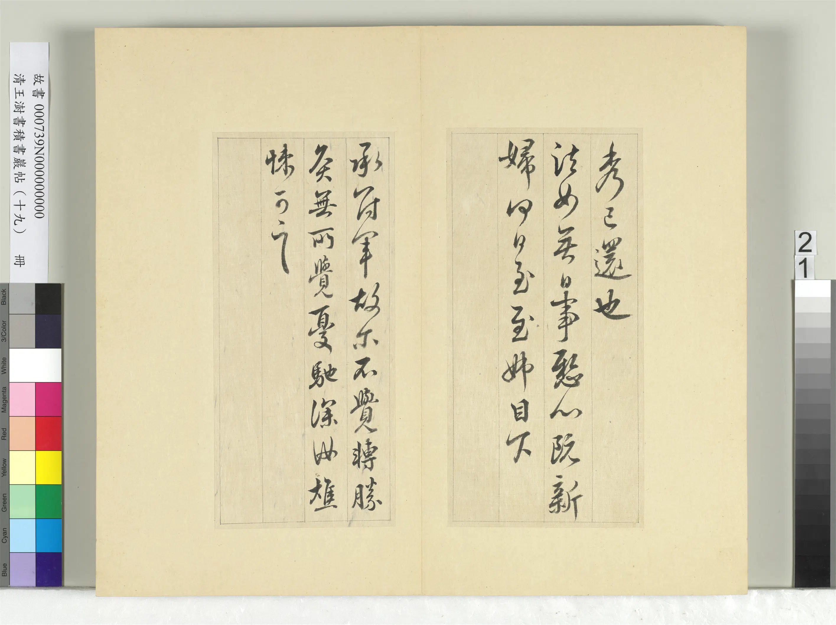 清代【王澍】《书积书岩帖(十九)册》 第5张 清代【王澍】《书积书岩帖(十九)册》 第5张