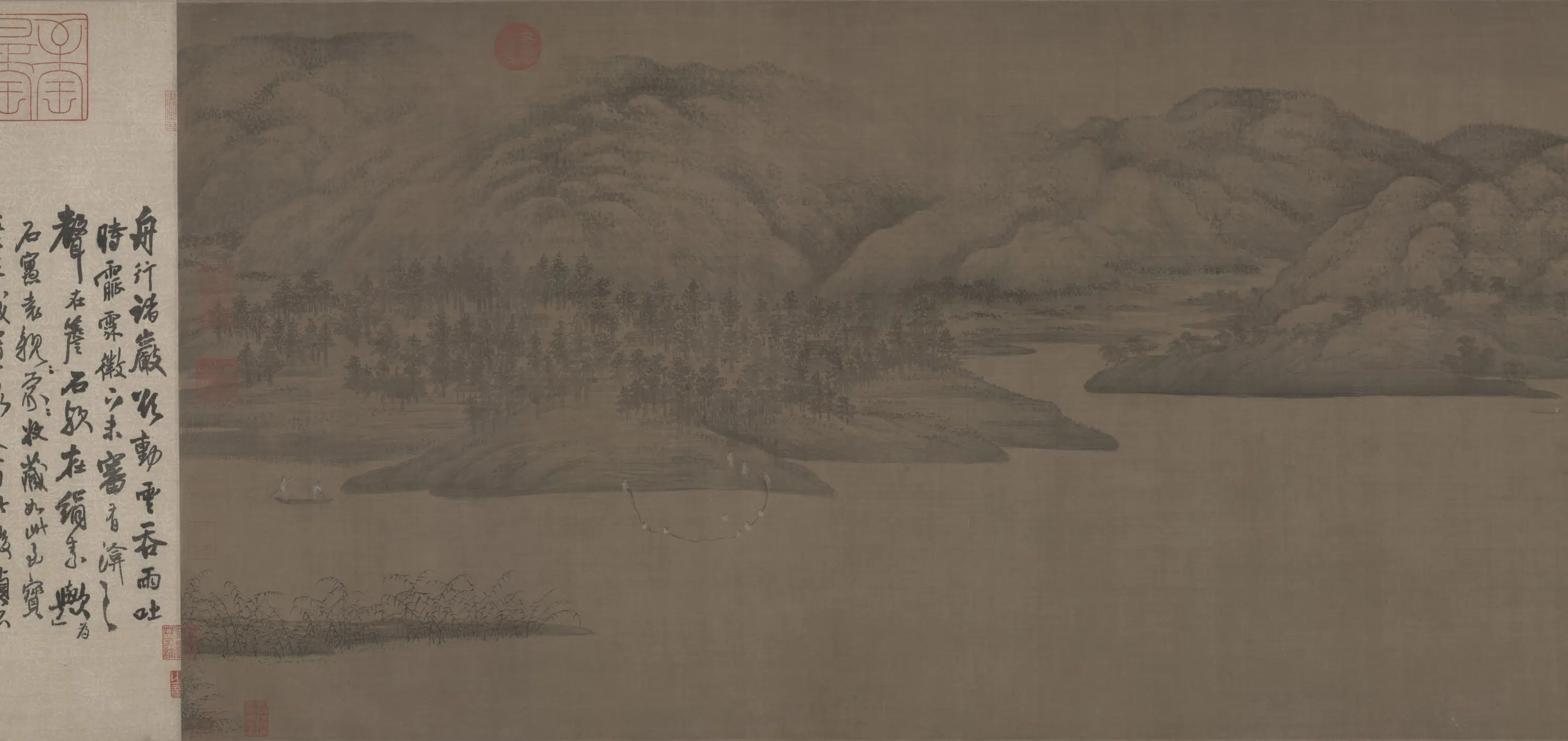 五代十国【董源】《潇湘图卷》 第4张