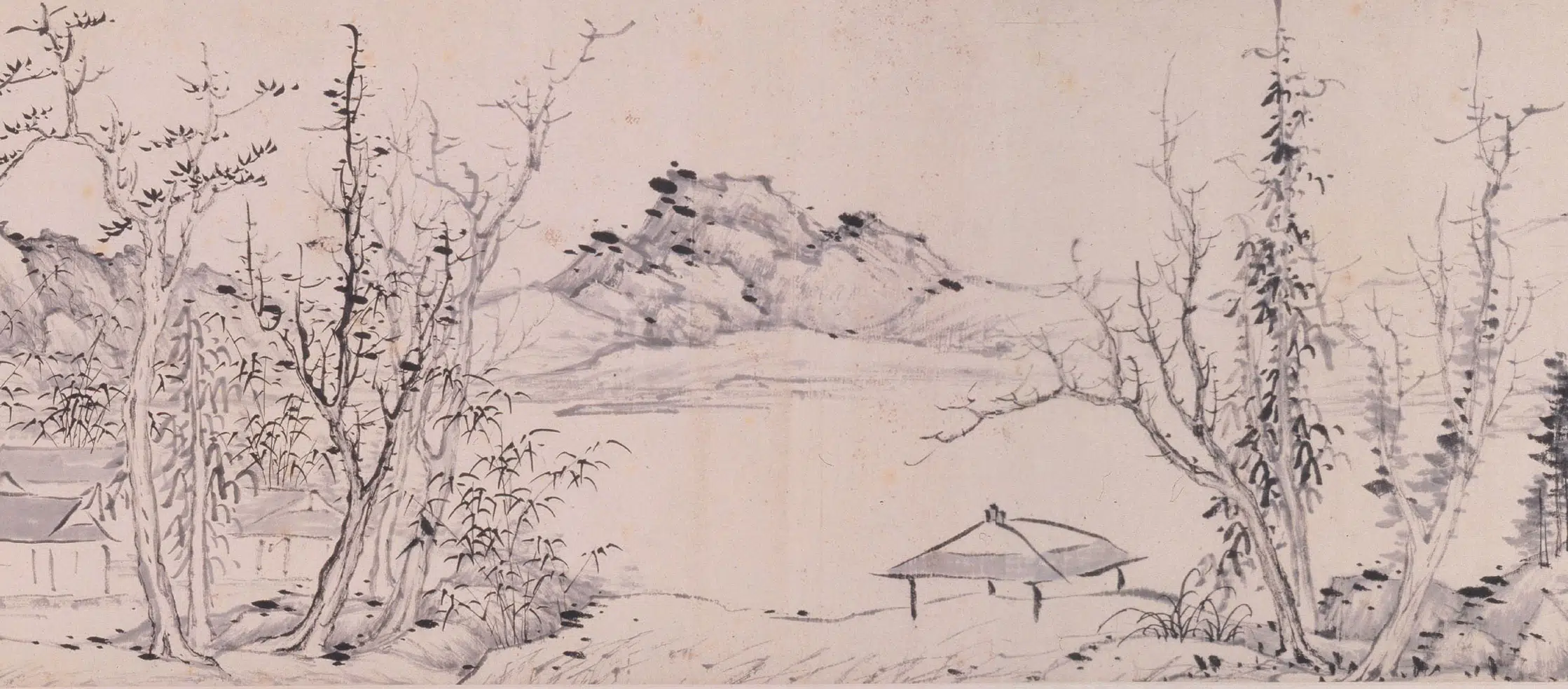 明朝【程嘉燧】《仿倪瓒山水图卷》 第2张