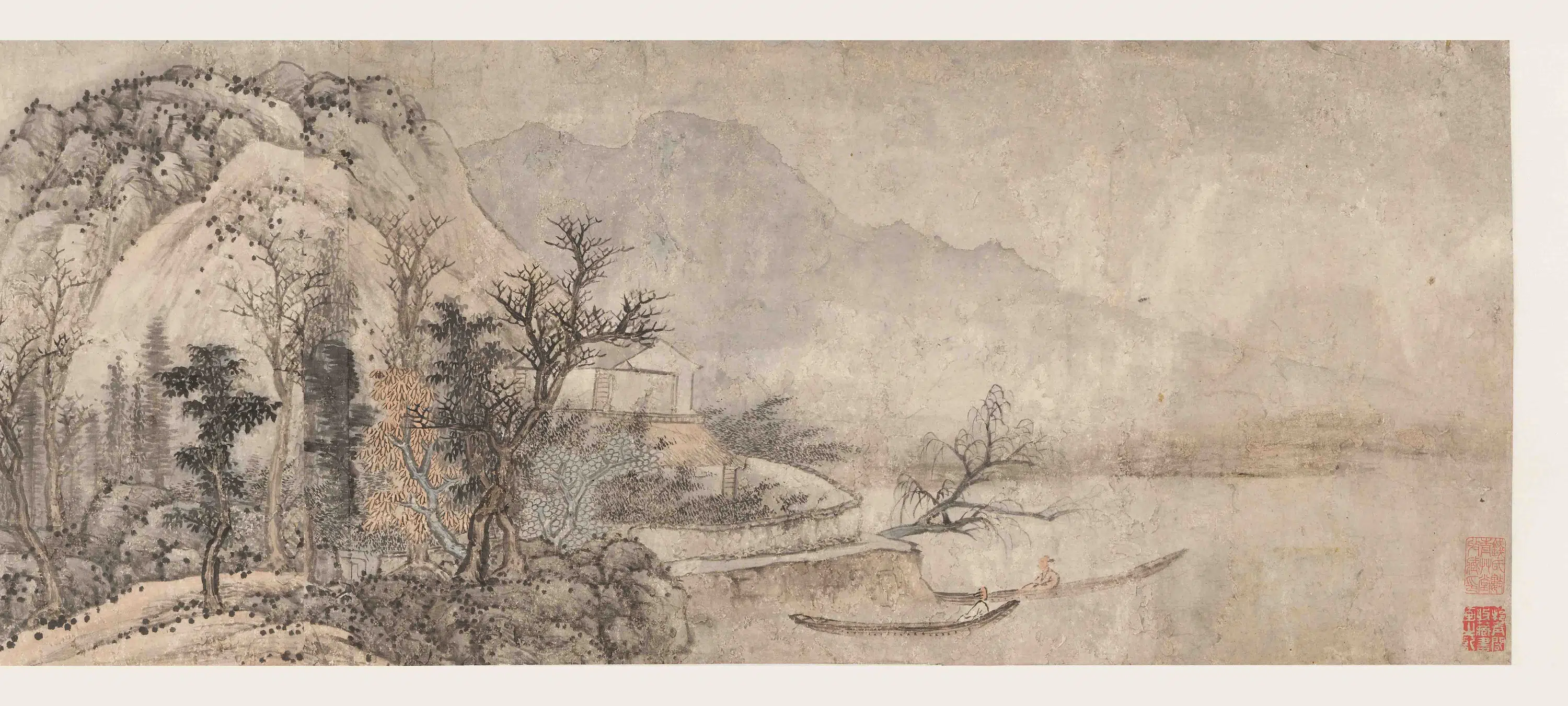 清代【高岑】《江山无尽图卷》 第7张