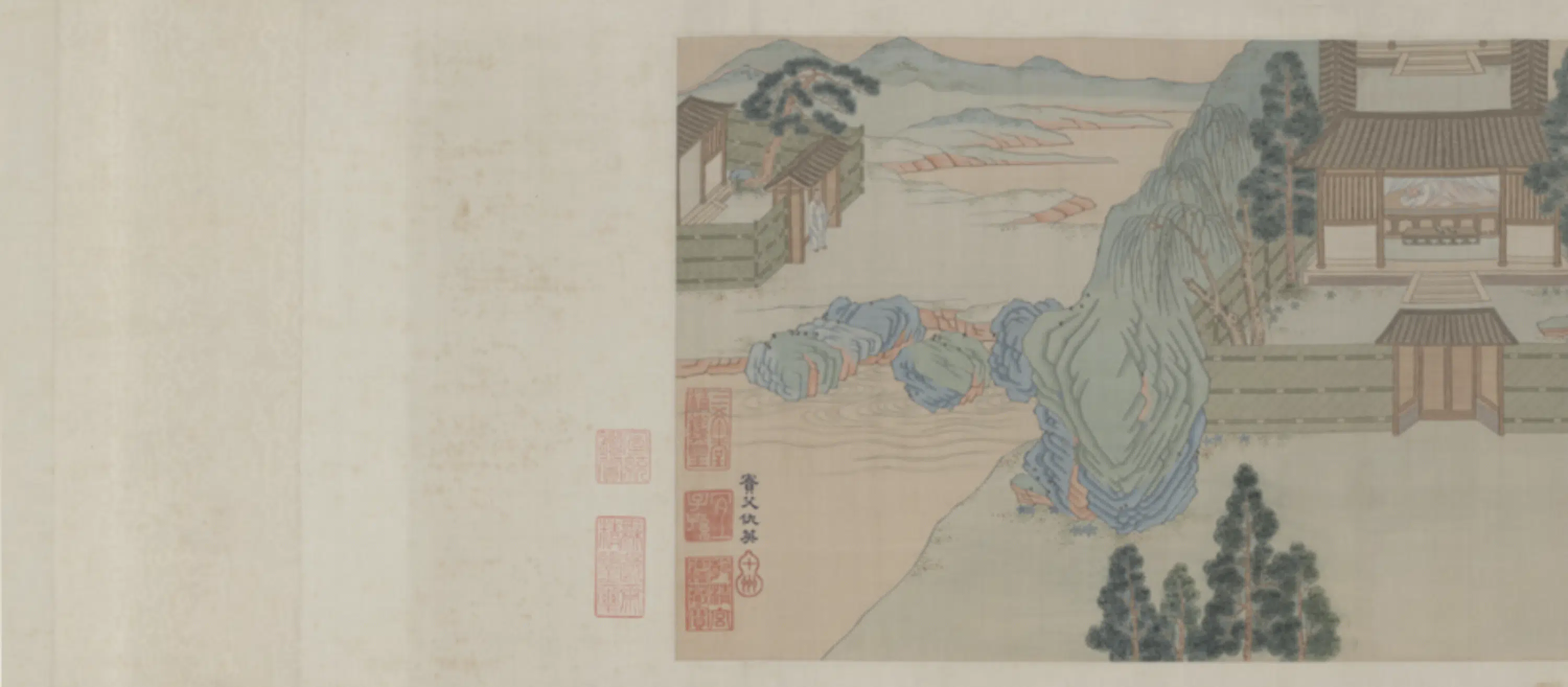 明朝【仇英】《缂丝后赤壁赋图卷》