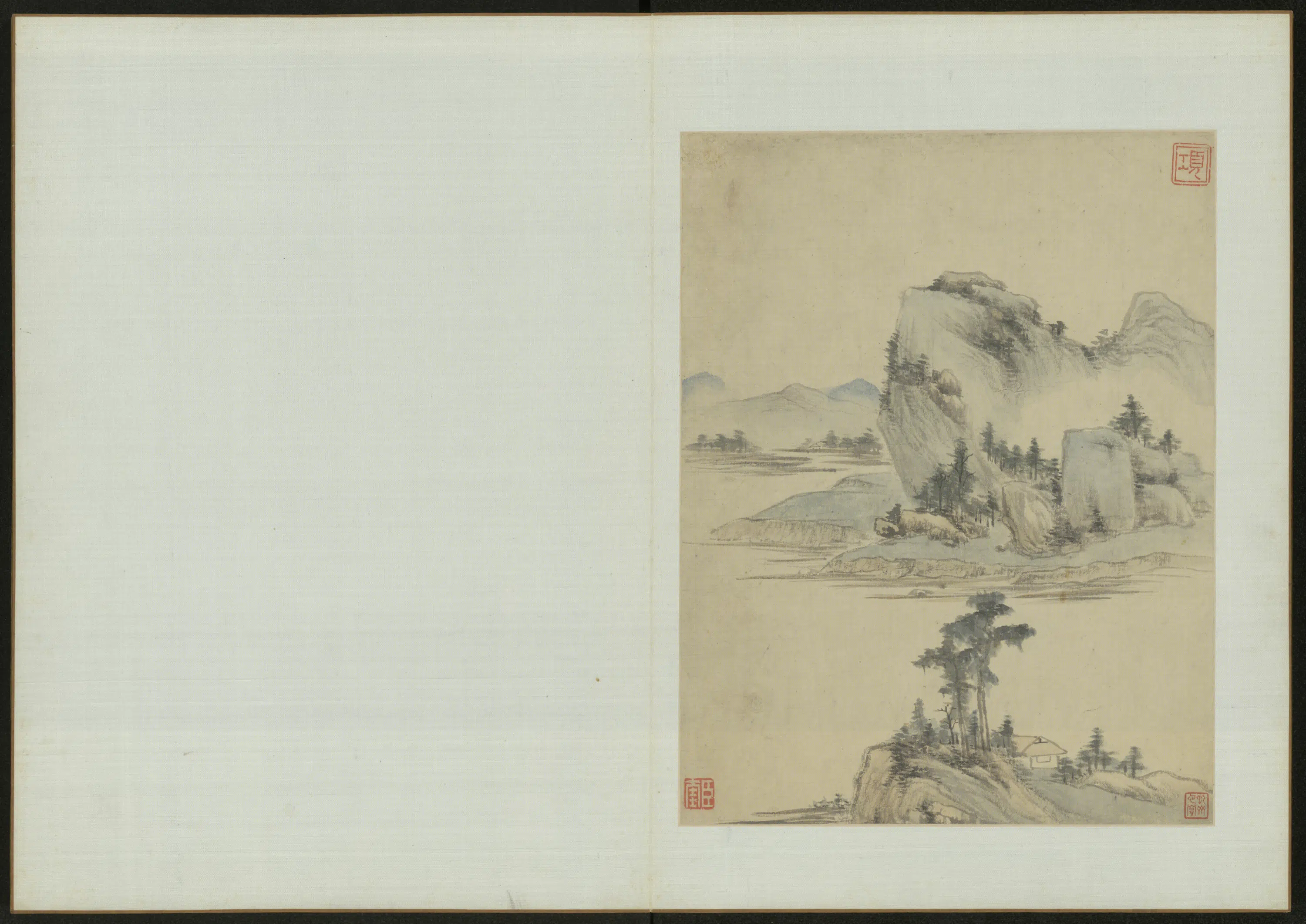 清代【项奎】《山水图册》 第8张