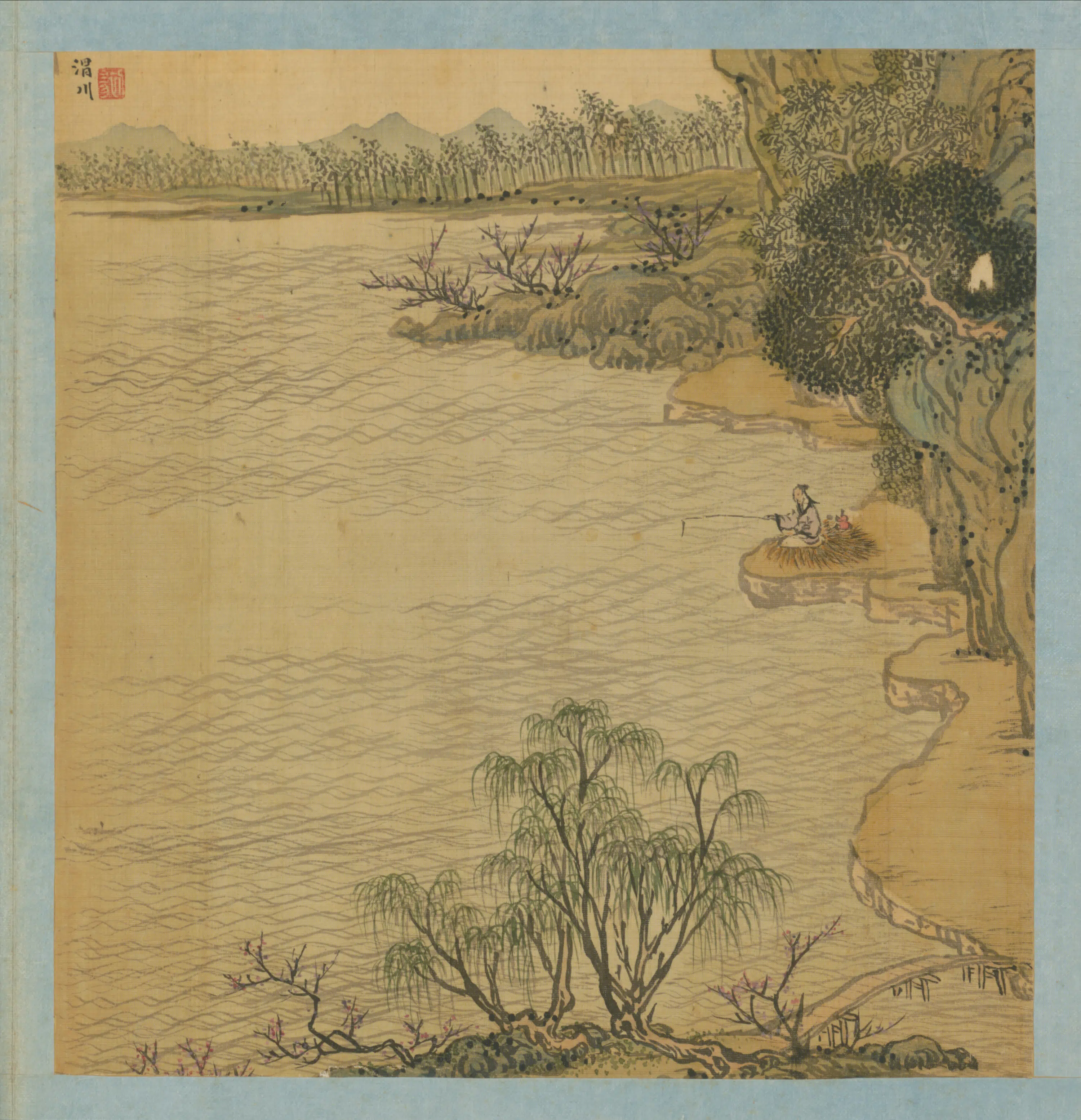 明朝【宋旭】《山川名胜册（10开）》 第3张