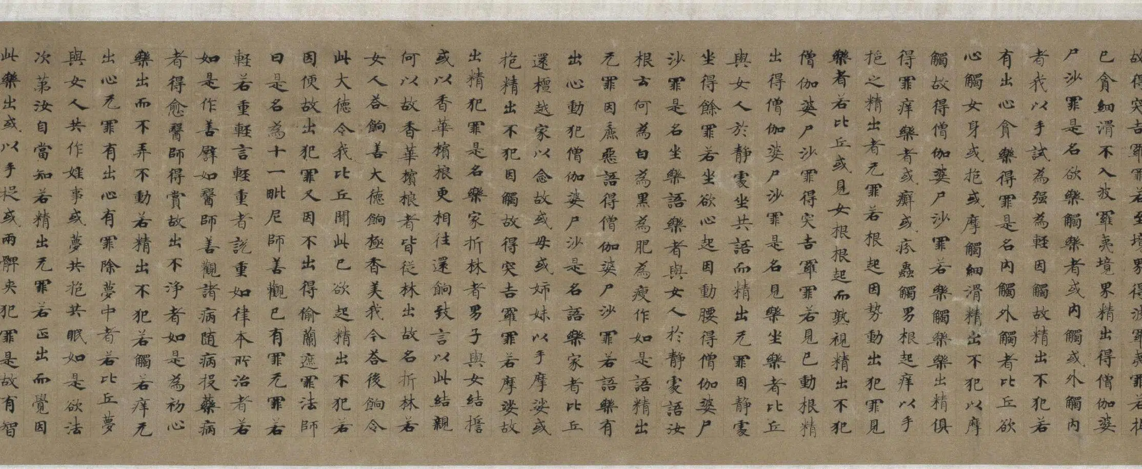 唐朝【国诠】《楷书善见律卷》 第12张 唐朝【国诠】《楷书善见律卷》 第12张
