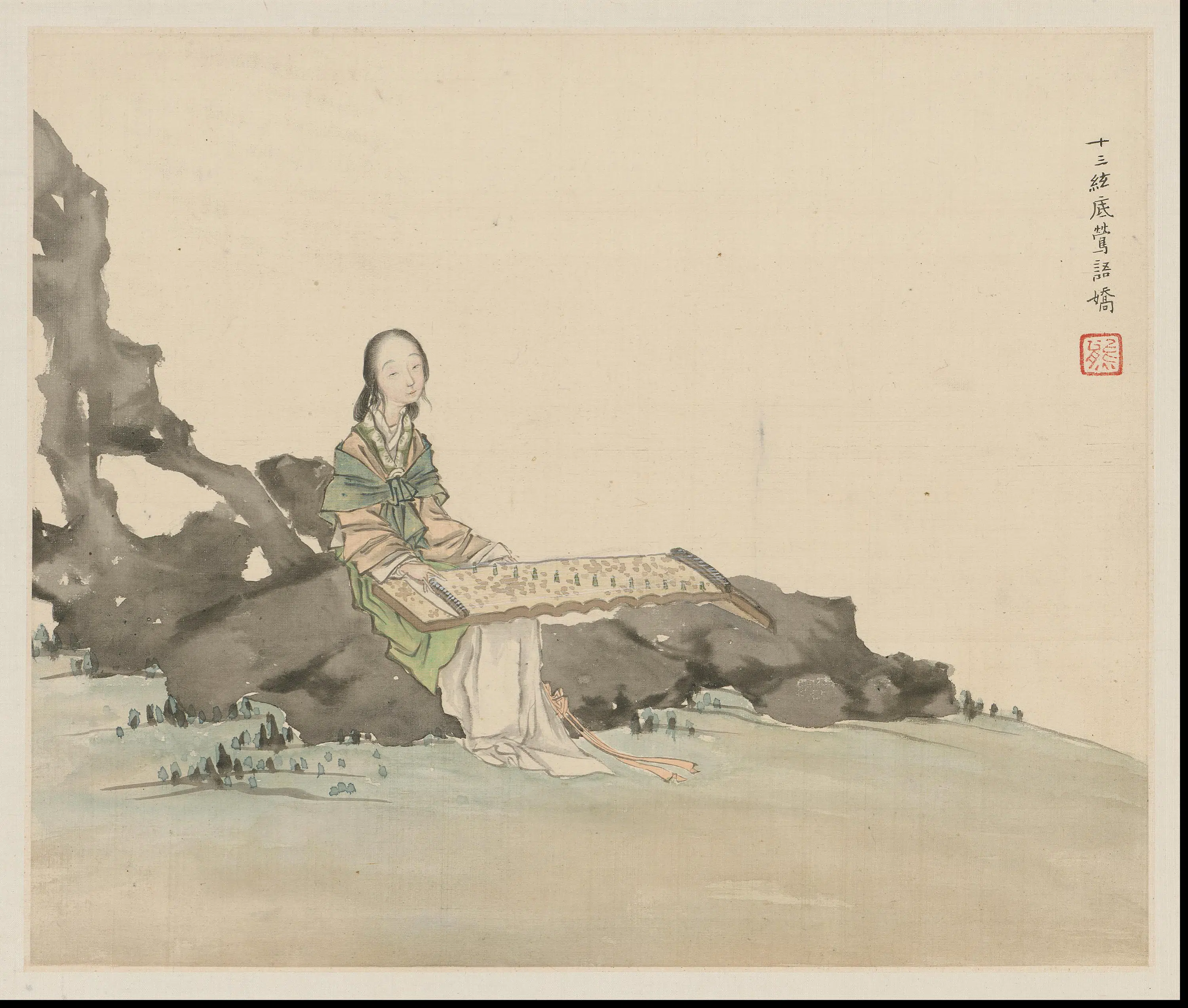清代【任熊】《姚燮诗意图第十册-24开》 第8张
