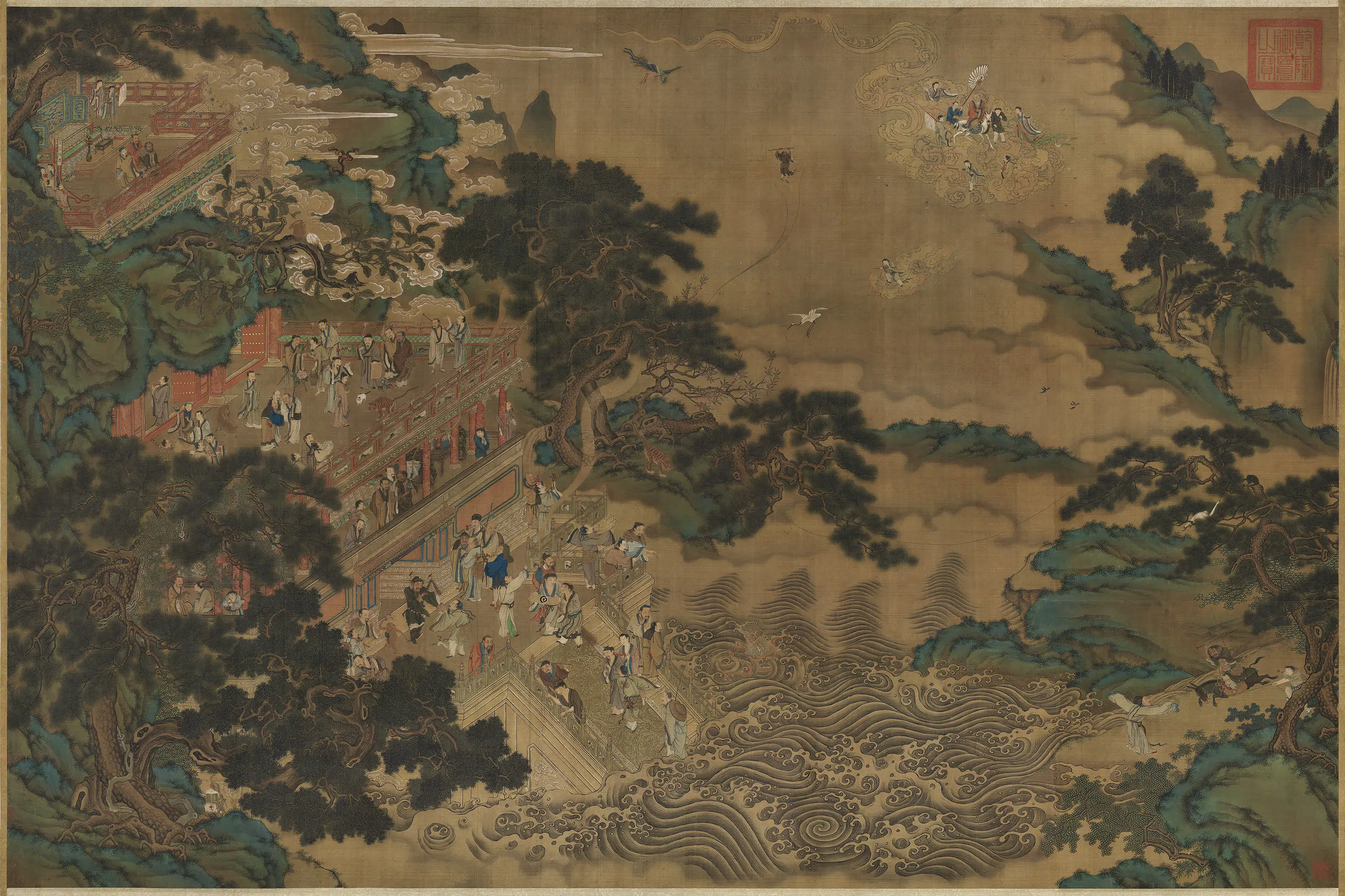 明朝【仇英】《群仙会祝图》