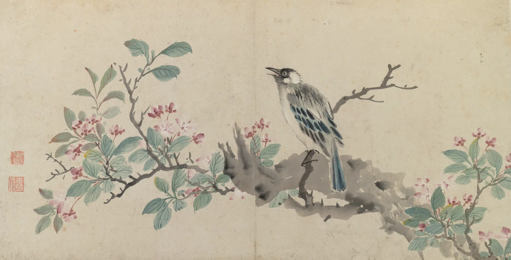 明朝【孙克弘】《花鸟册》 第6张