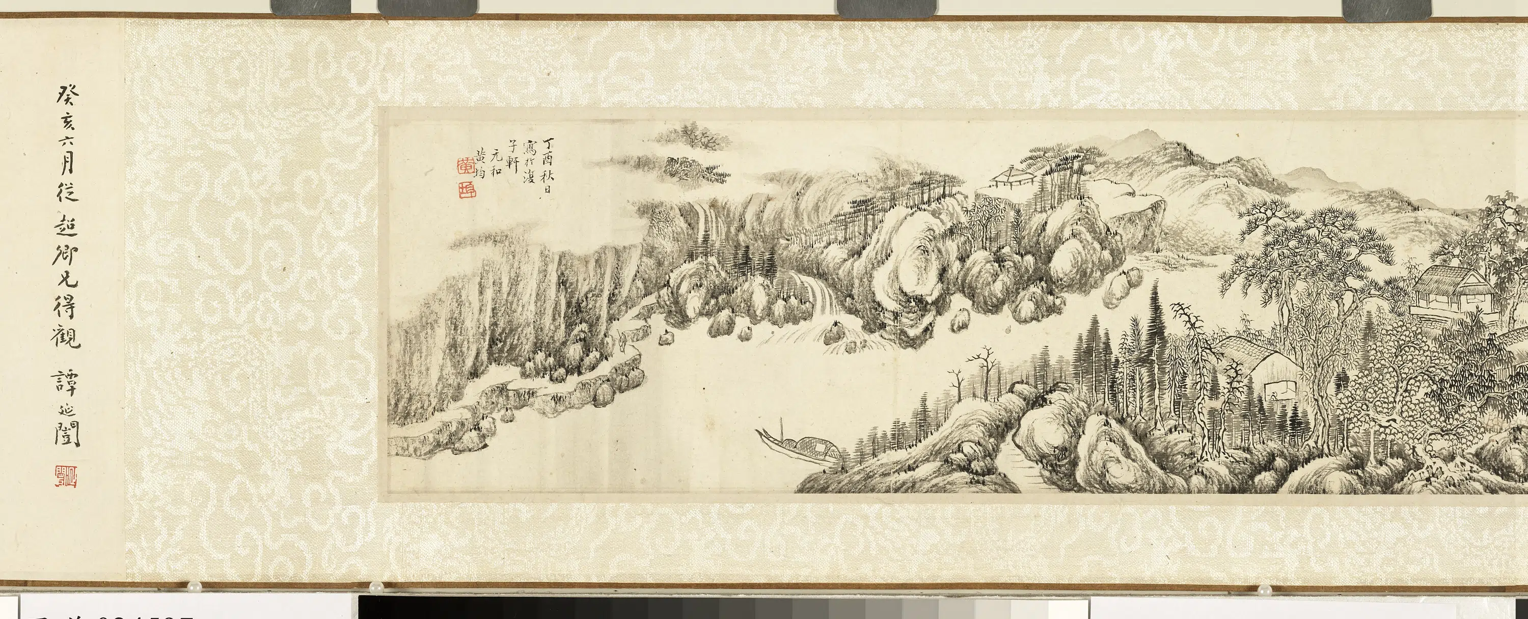 清代【黄均】《湖村夏图真迹卷》 第2张 清代【黄均】《湖村夏图真迹卷》 第2张