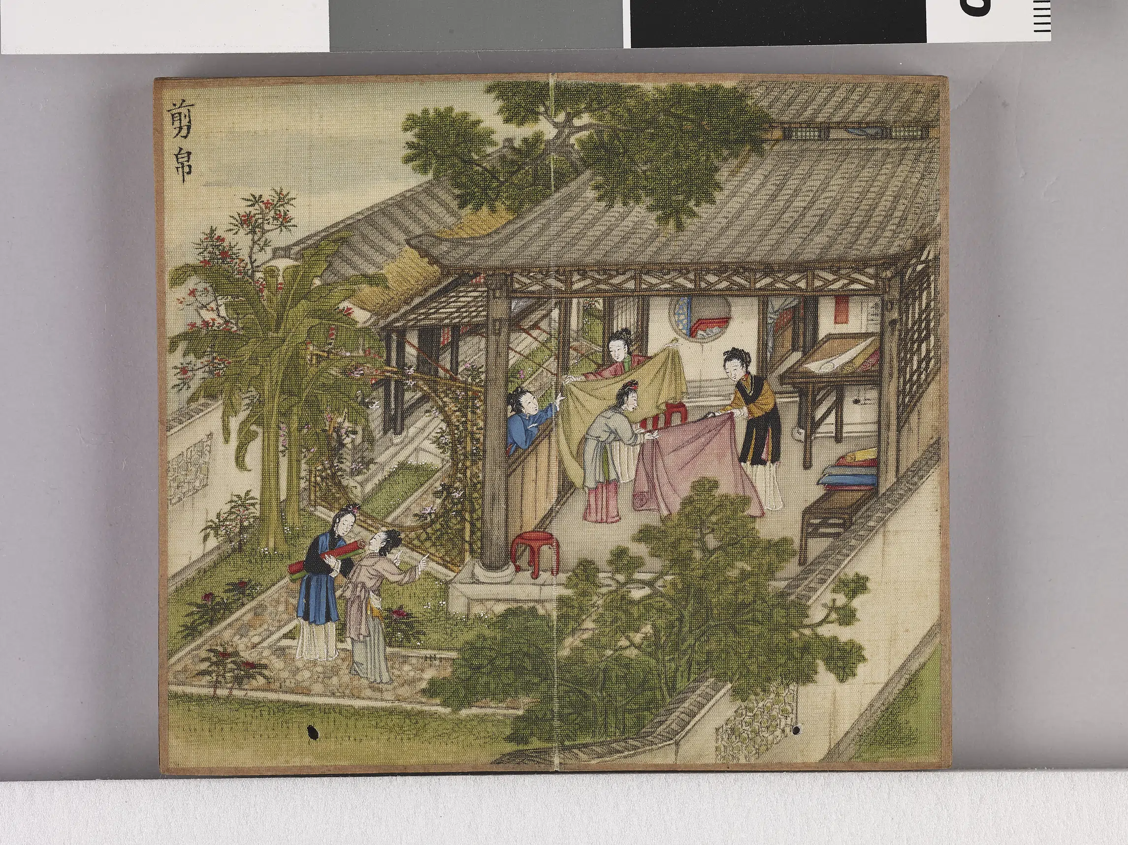 【佚名】《耕织图诗「织四」拓本》 第2张 【佚名】《耕织图诗「织四」拓本》 第2张