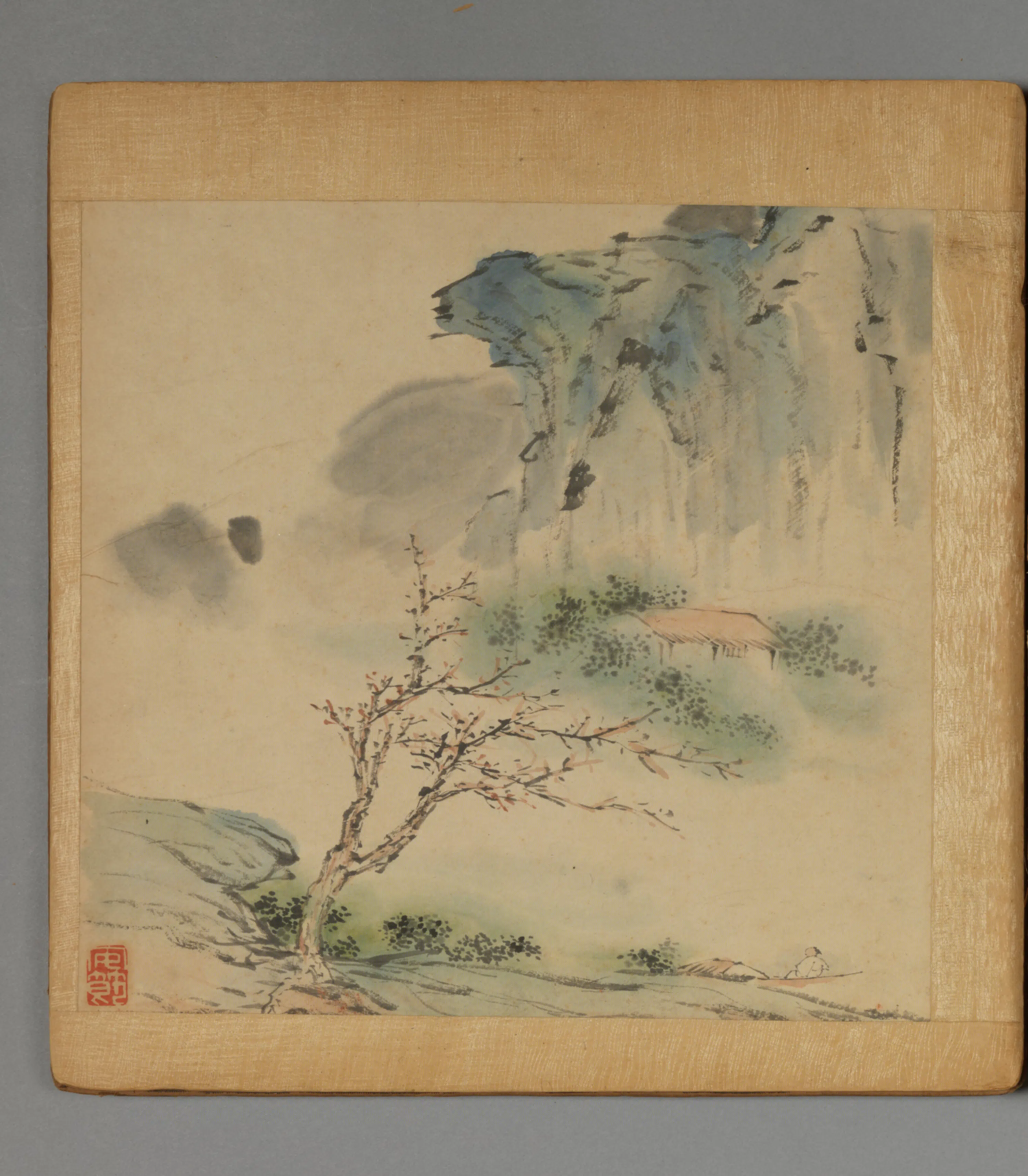 清代【王槩（概）】《山水图册（8开）》 第7张