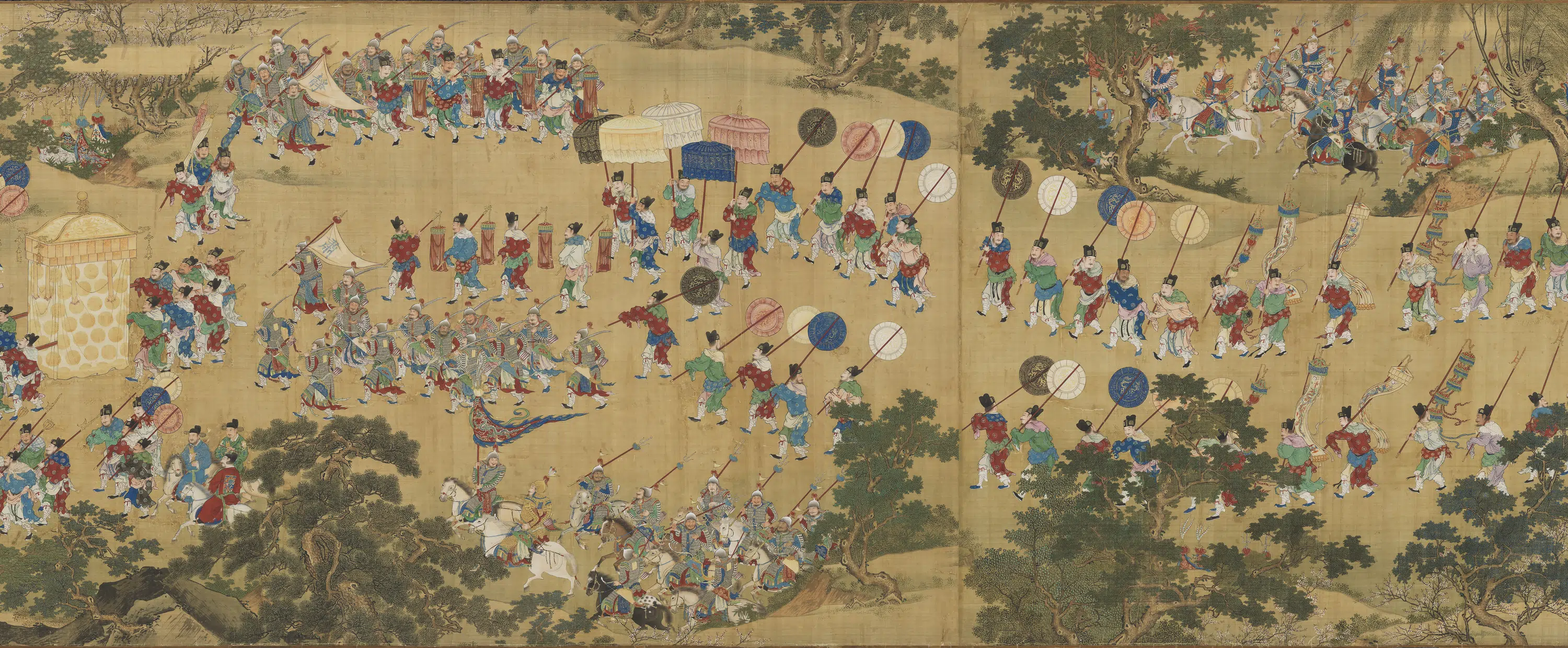 明朝《明人画出警图卷》 第10张 明朝《明人画出警图卷》 第10张