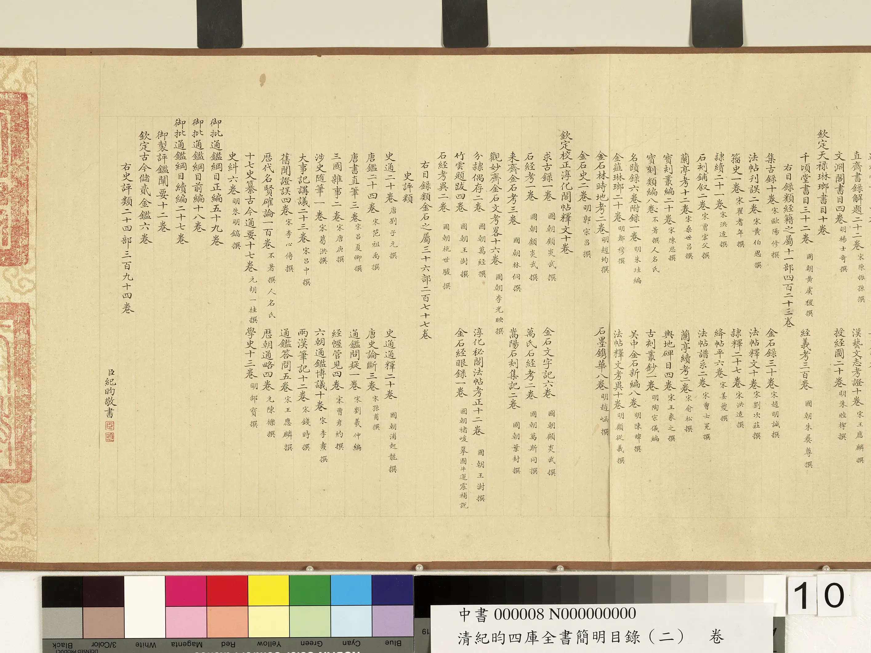 清代【纪昀（盷）】《钦定四库全书简明目录（史部）》 第2张