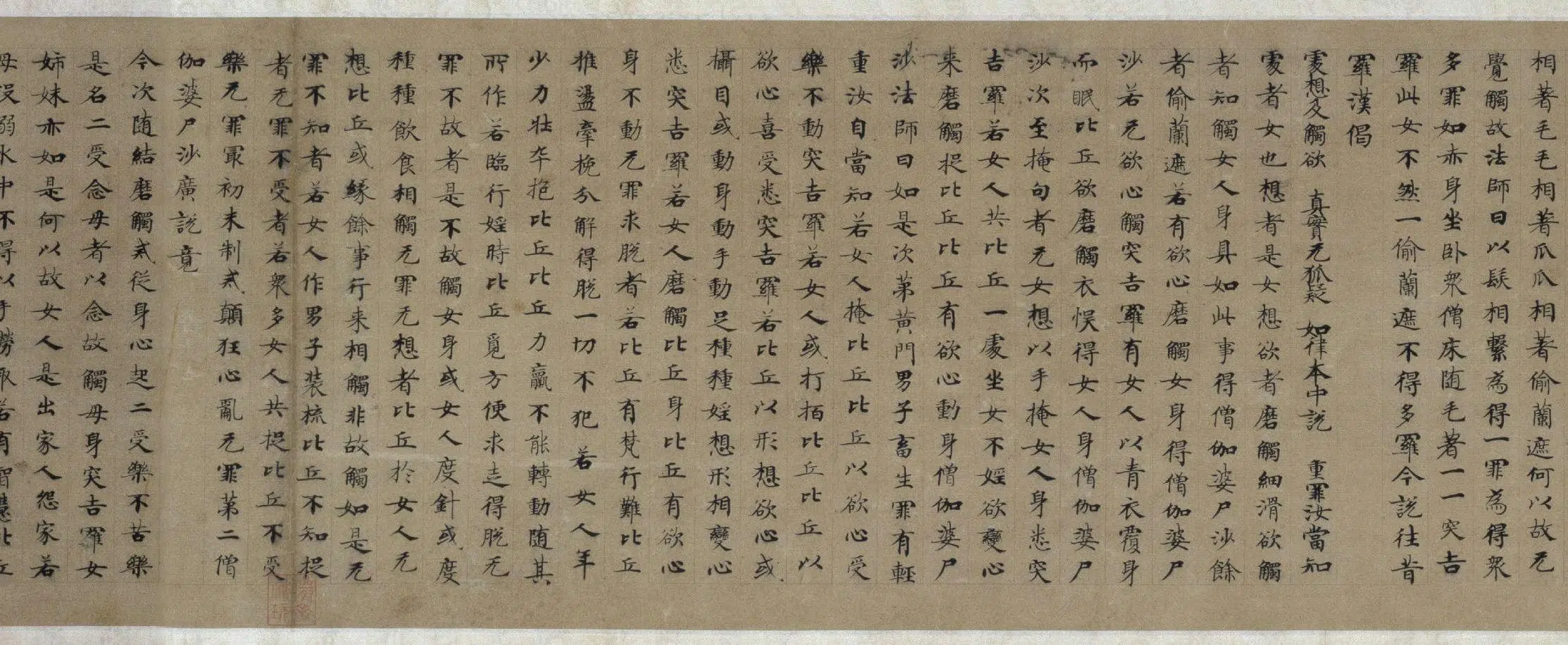 唐朝【国诠】《楷书善见律卷》 第9张 唐朝【国诠】《楷书善见律卷》 第9张