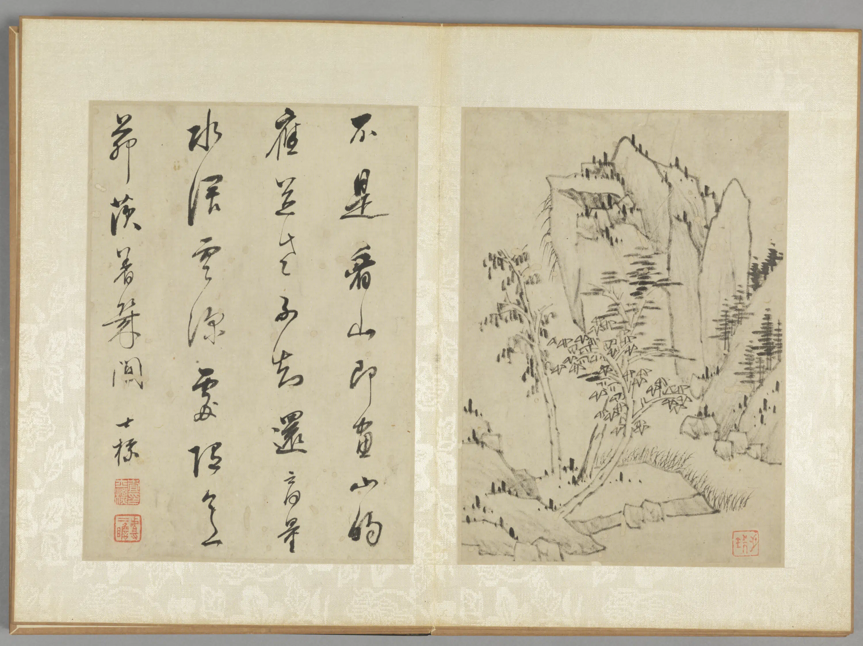 清代【汪之瑞】《山水册（9开）》 第4张