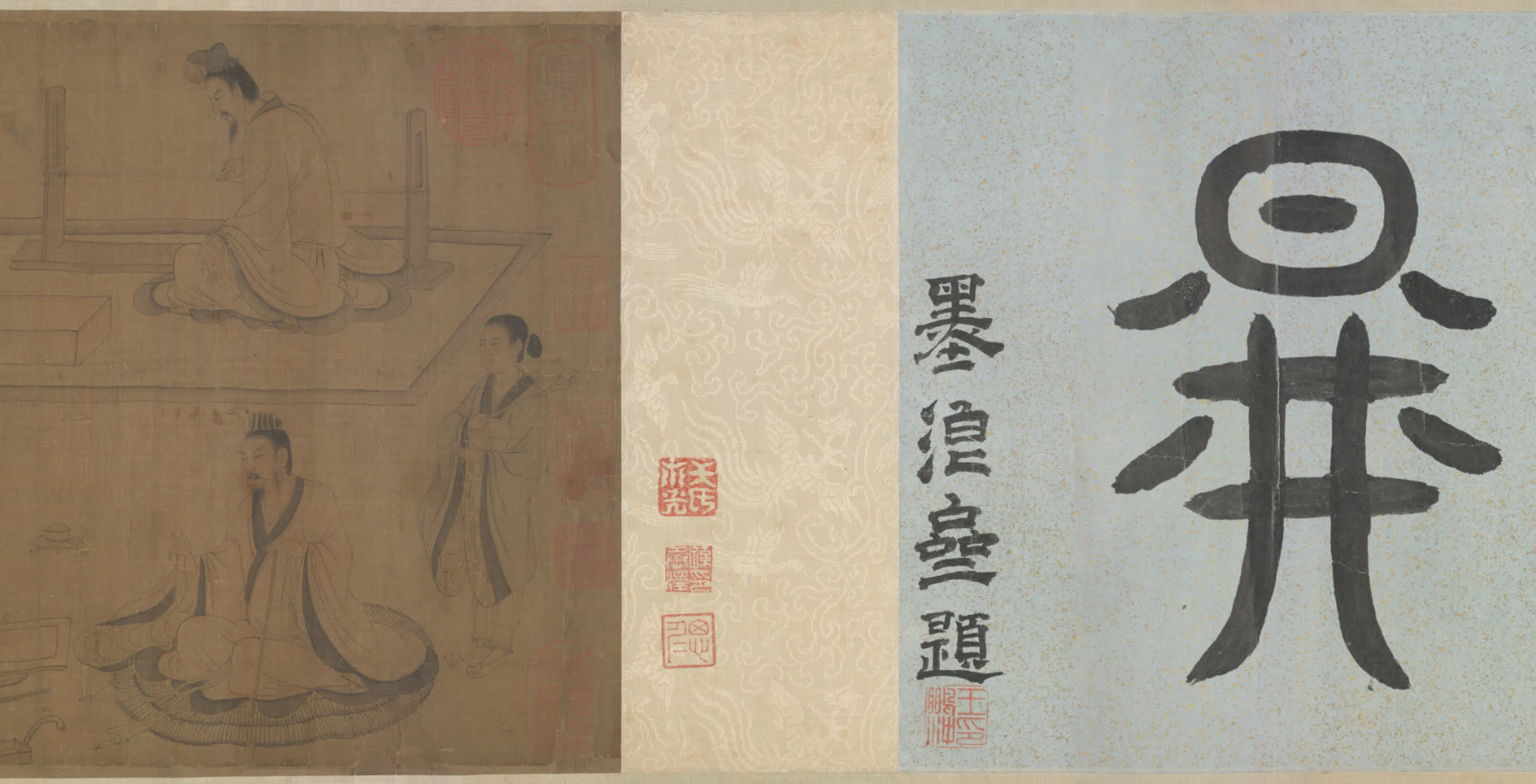 东晋【顾恺之】《宋人摹斫琴图卷》 第3张 东晋【顾恺之】《宋人摹斫琴图卷》 第3张
