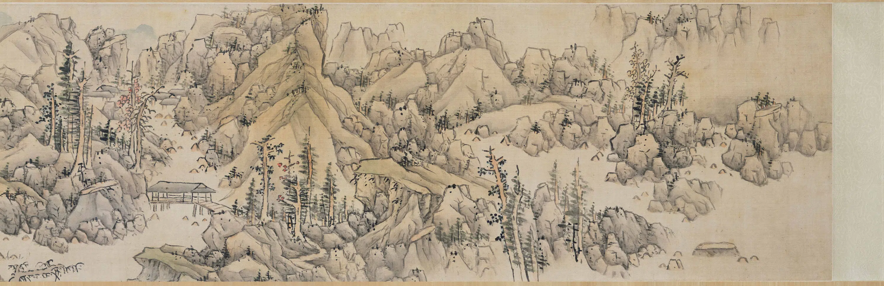 明朝【蓝瑛】《仿大痴笔意图卷》