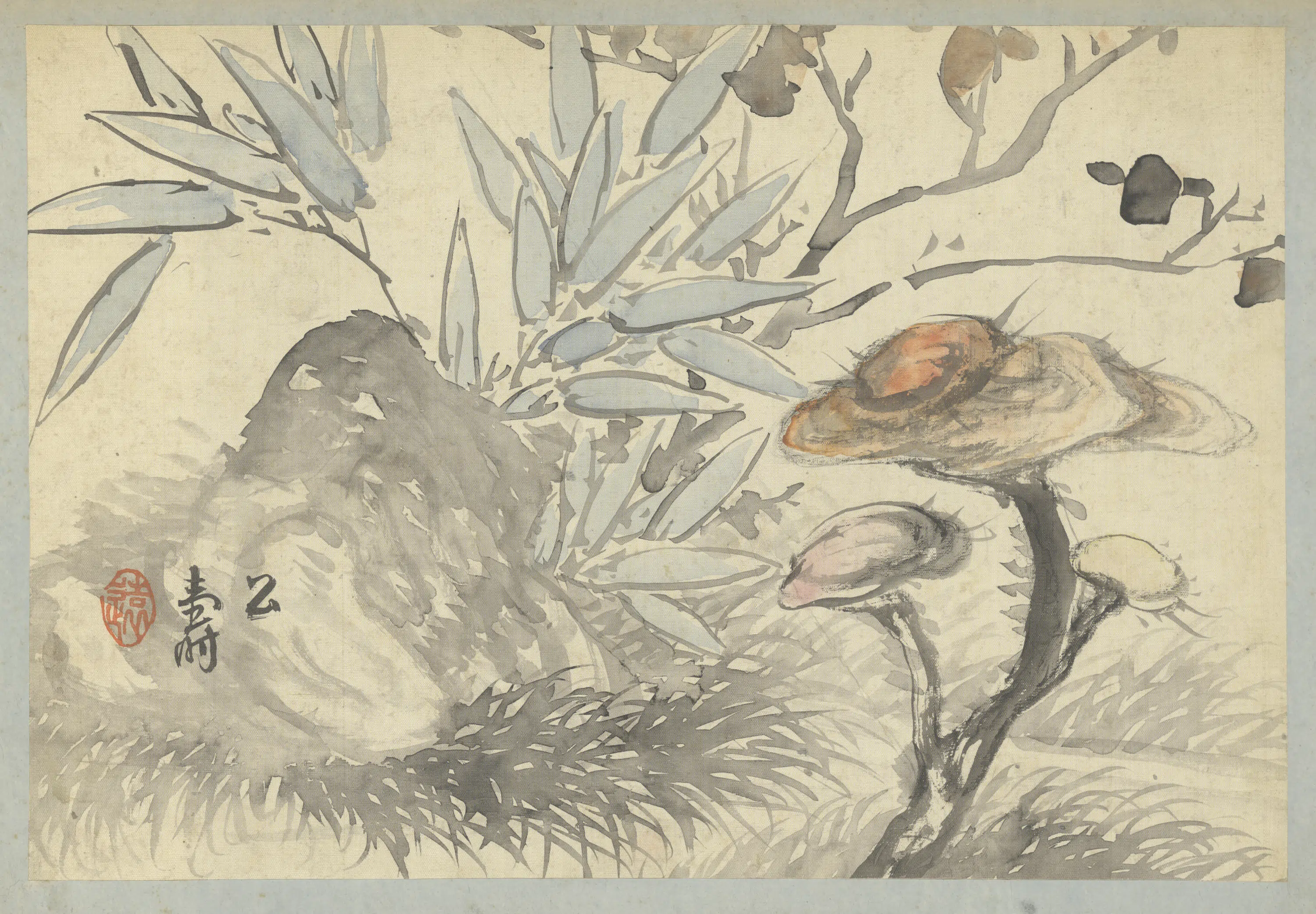 清代【胡远】《花卉册(7开)》 第7张 清代【胡远】《花卉册(7开)》 第7张