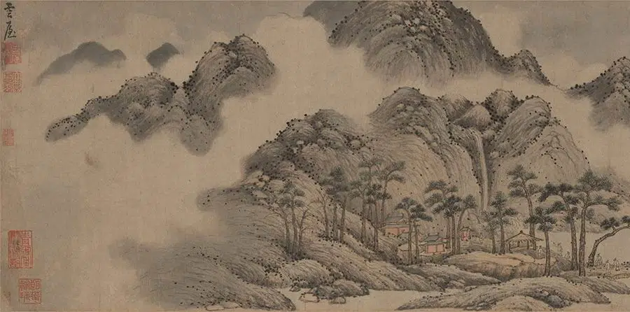 元朝【顾园】《丹山纪行图卷》
