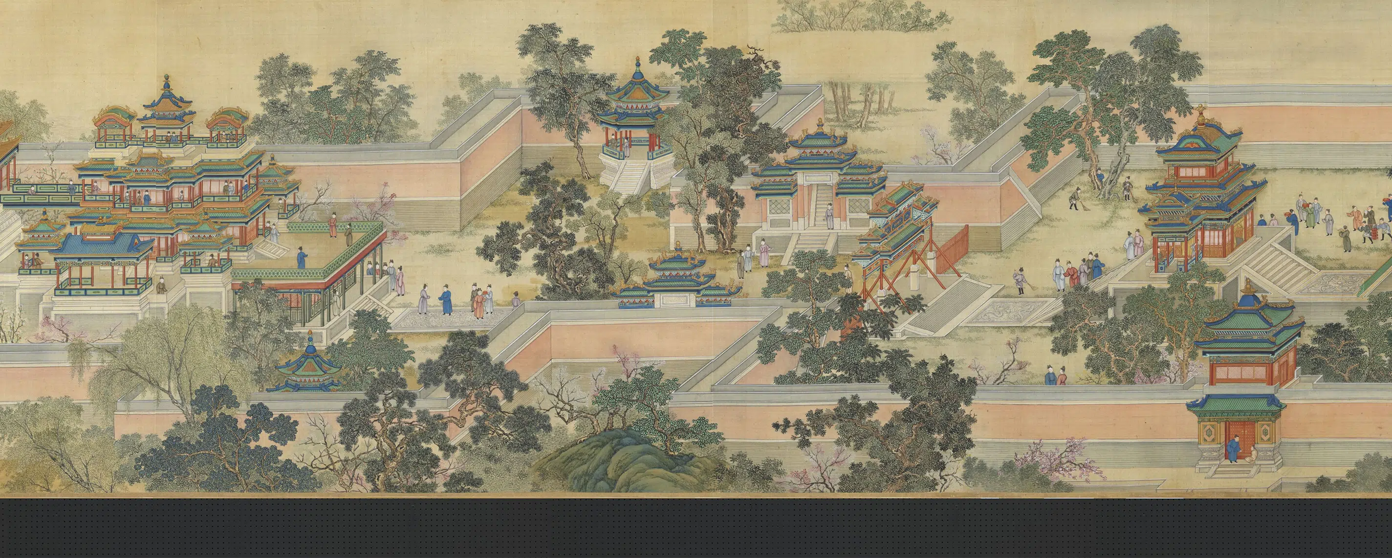 清代【周鲲】《院本汉宫春晓图》 第9张