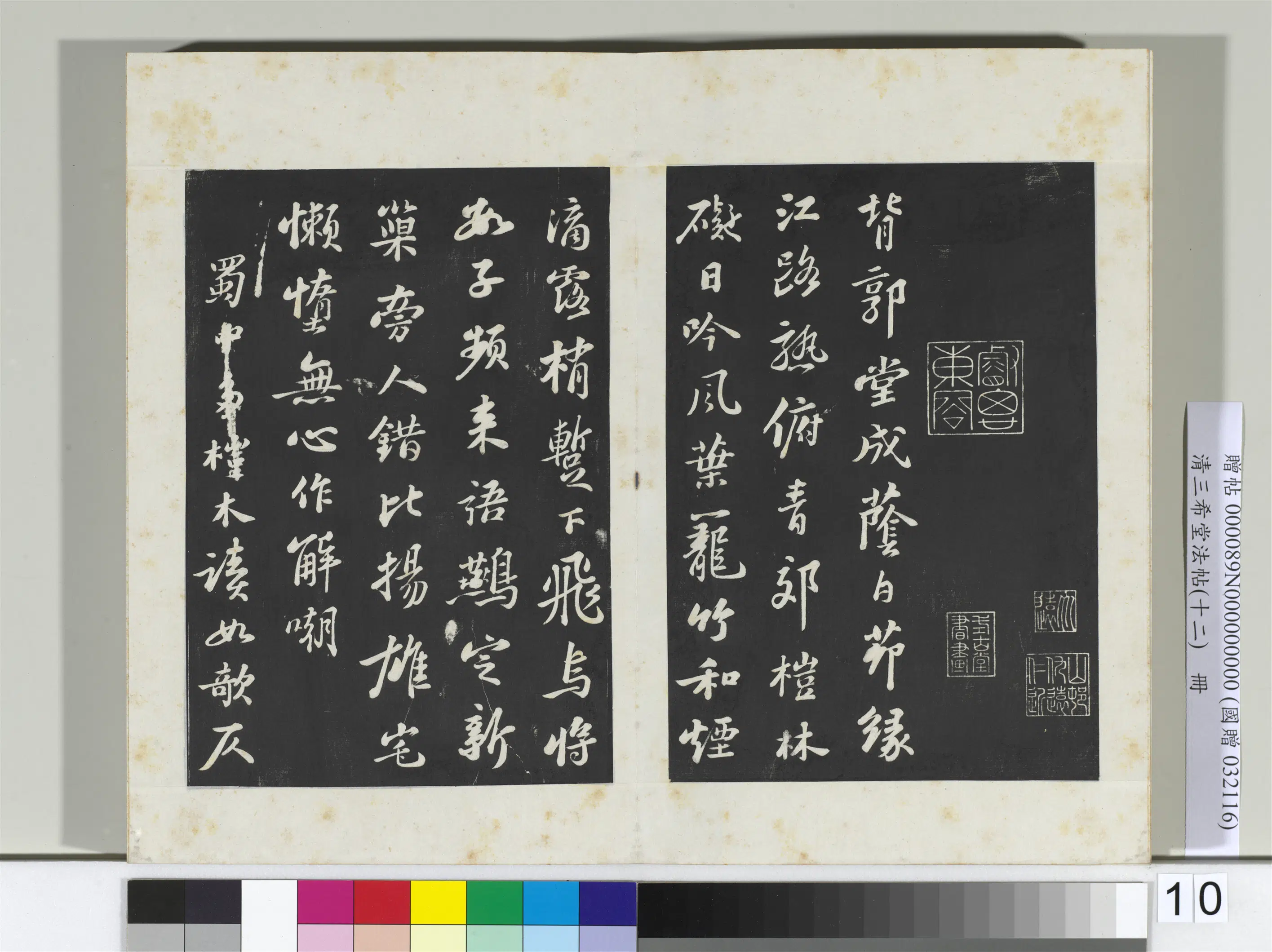 北宋【苏轼】《三希堂法帖（十二）册-宋苏轼书杜甫桤木诗-2》