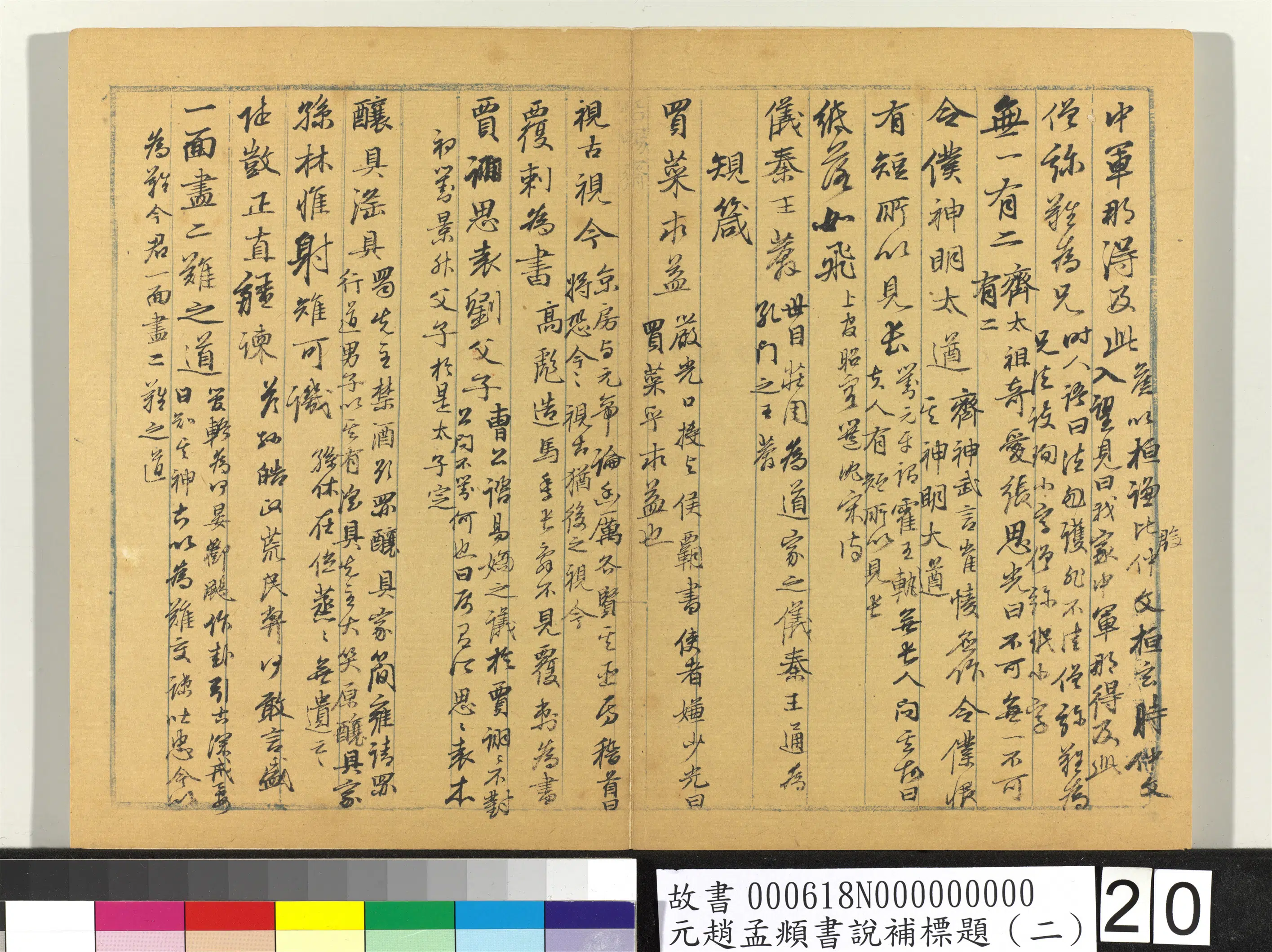 元朝【赵孟頫】《书说补标题(二)册》 第13张 元朝【赵孟頫】《书说补标题(二)册》 第13张
