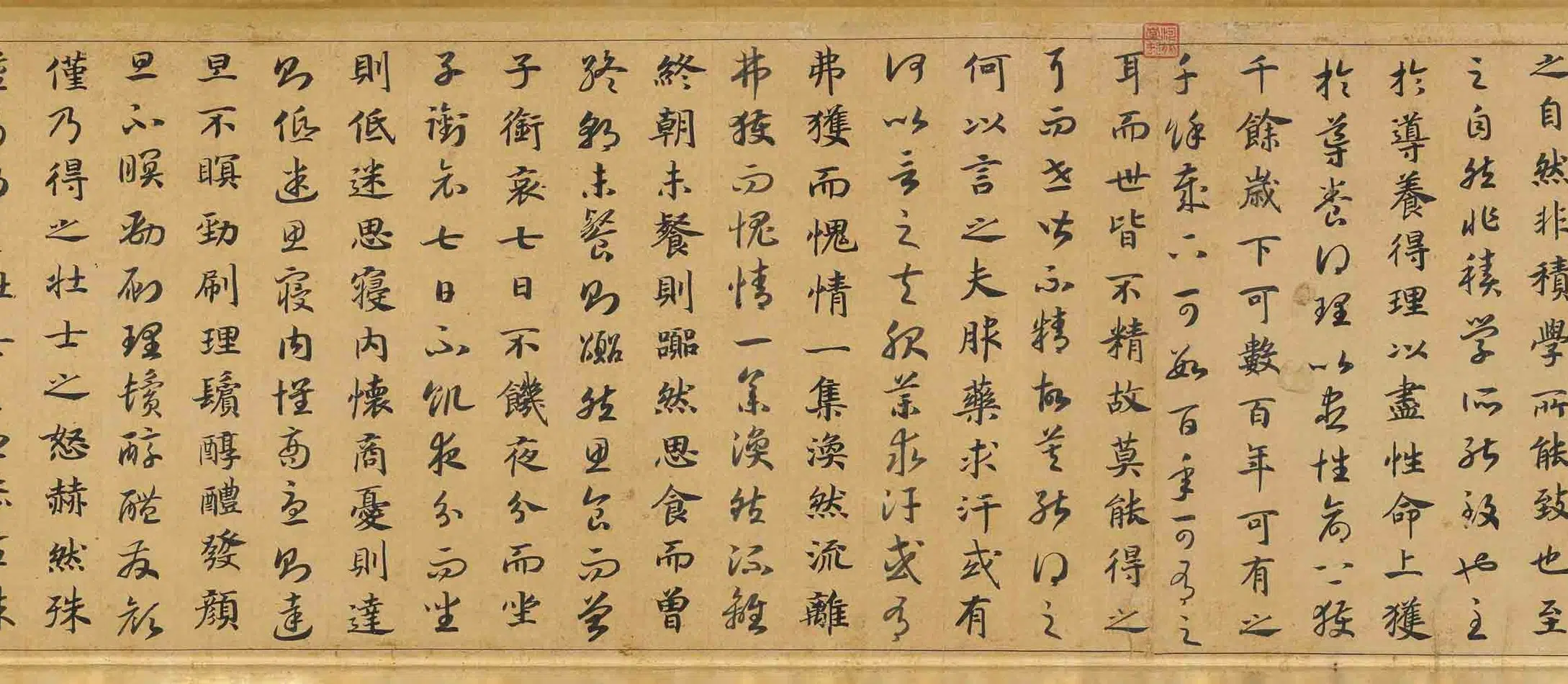 南宋【赵构-宋高宗】《真草养生论卷》 第2张