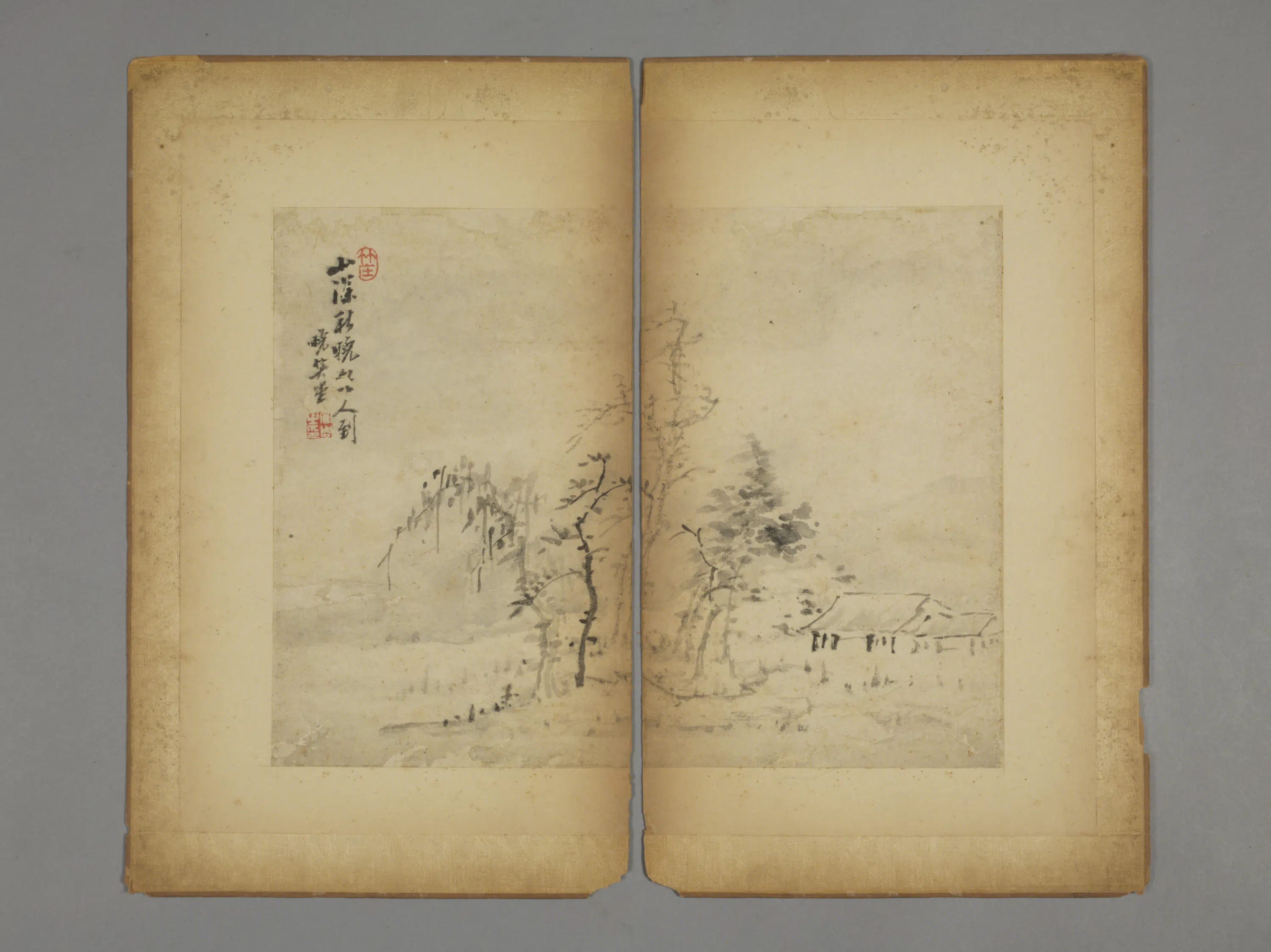 清代【上官周】《山水册（10开）》 第3张