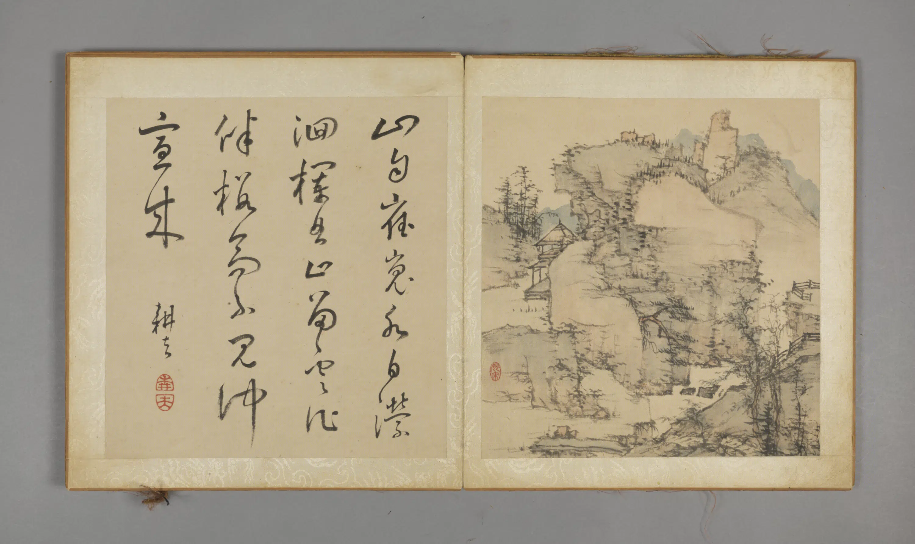 清代【姚宋】《山水图册（12开）》 第5张