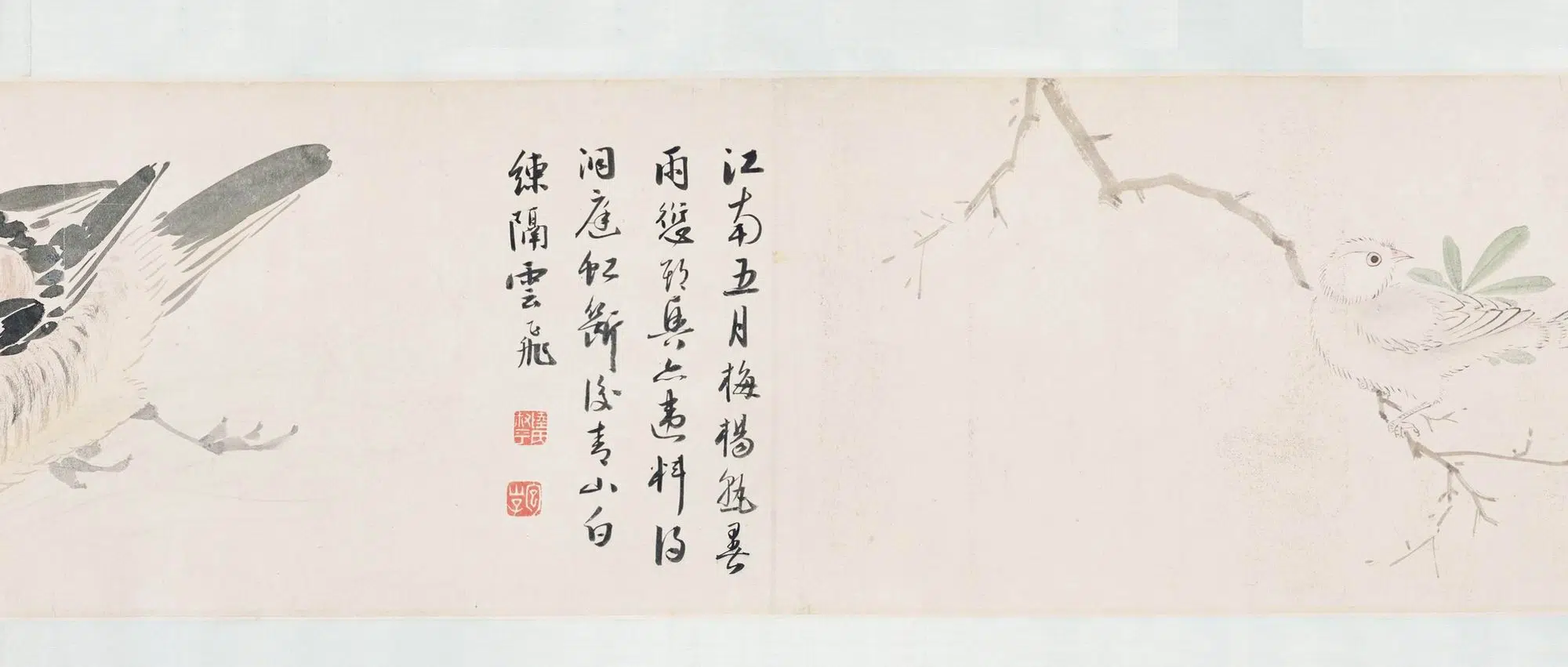 明朝【陆治】《花鸟卷》 第5张 明朝【陆治】《花鸟卷》 第5张